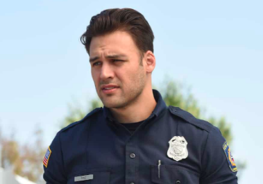 Ryan Guzman as eddie Diaz in '9-1-1'