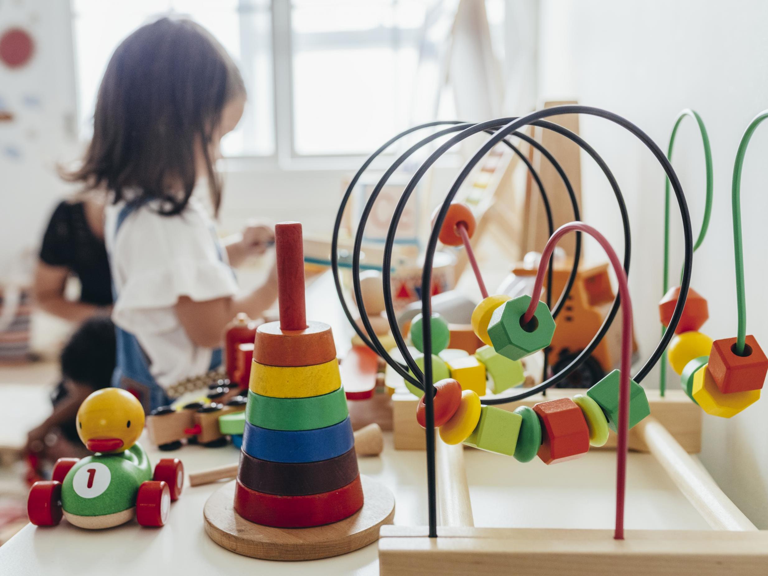 Children have been welcomed back to nurseries this week after two months at home during the coronavirus pandemic