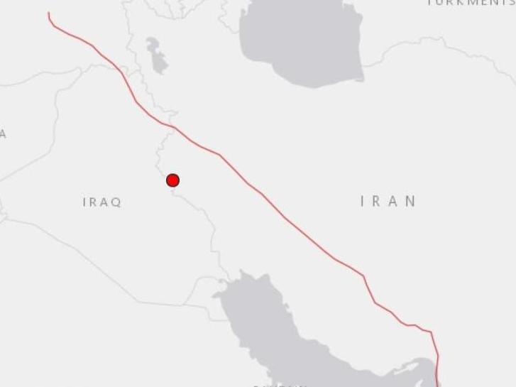 The quake struck at a depth of 10 km