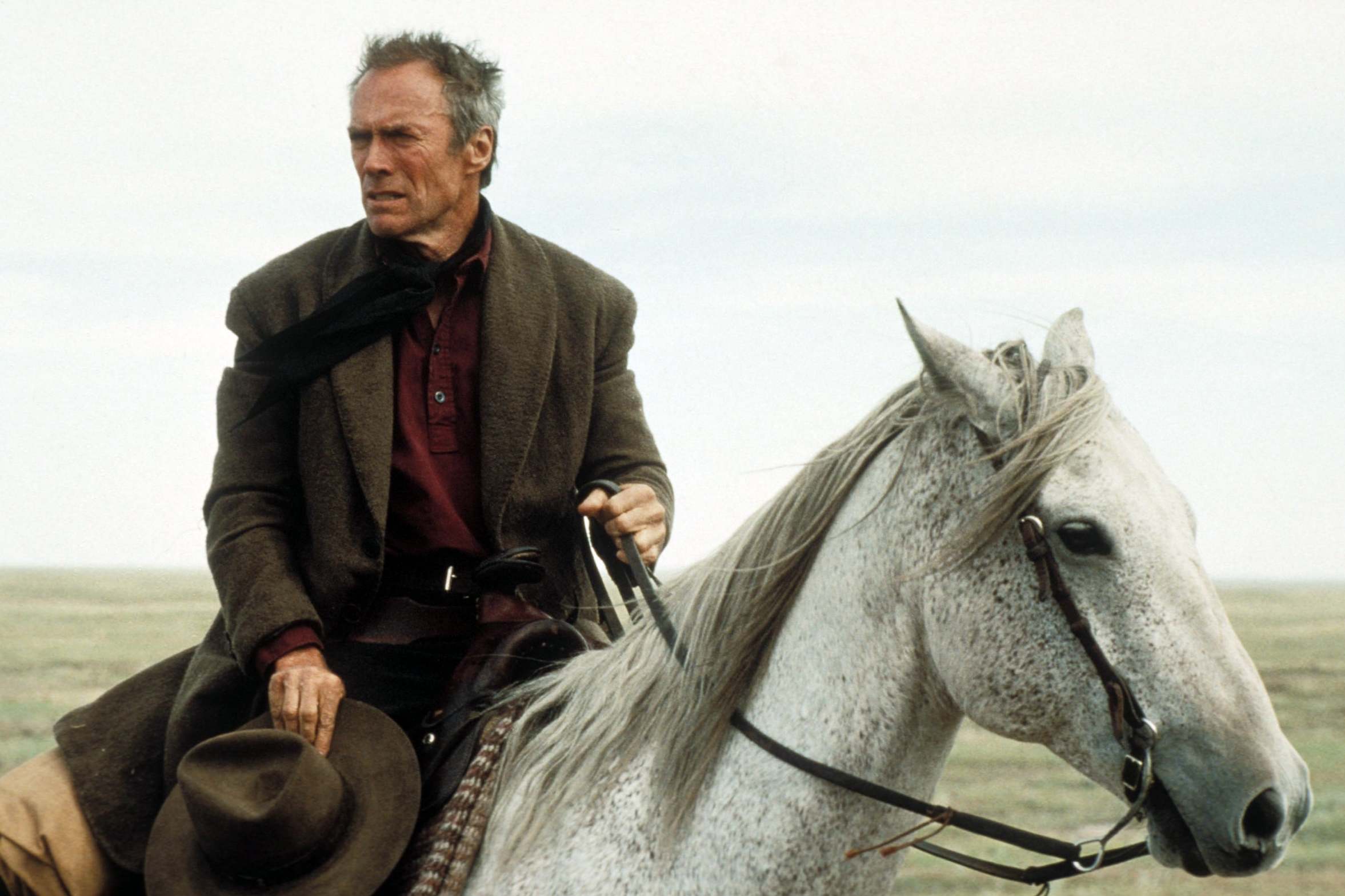 Clint Eastwood as William Munny in his Oscar-winning film ‘Unforgiven’ (1992)