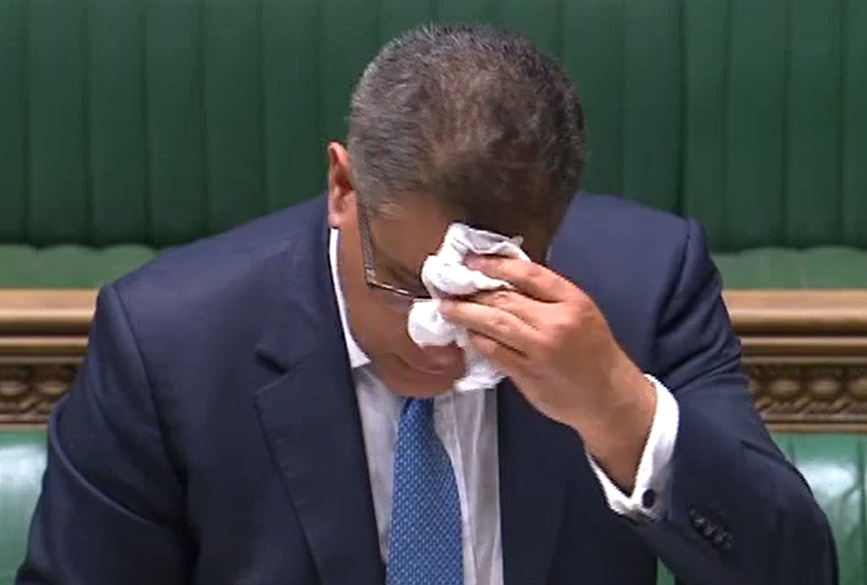 Buisness secretary Alok Sharma in the Commons on Wednesday