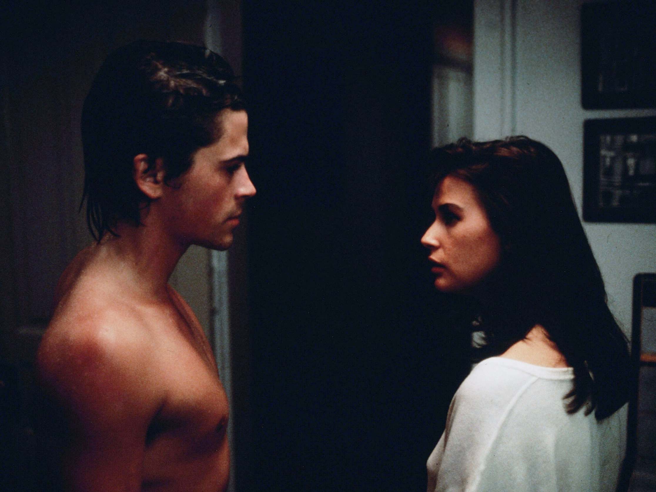 Chicago yuppies Dan (Rob Lowe) and Debbie (Demi Moore) can’t help coming back for more (Rex)