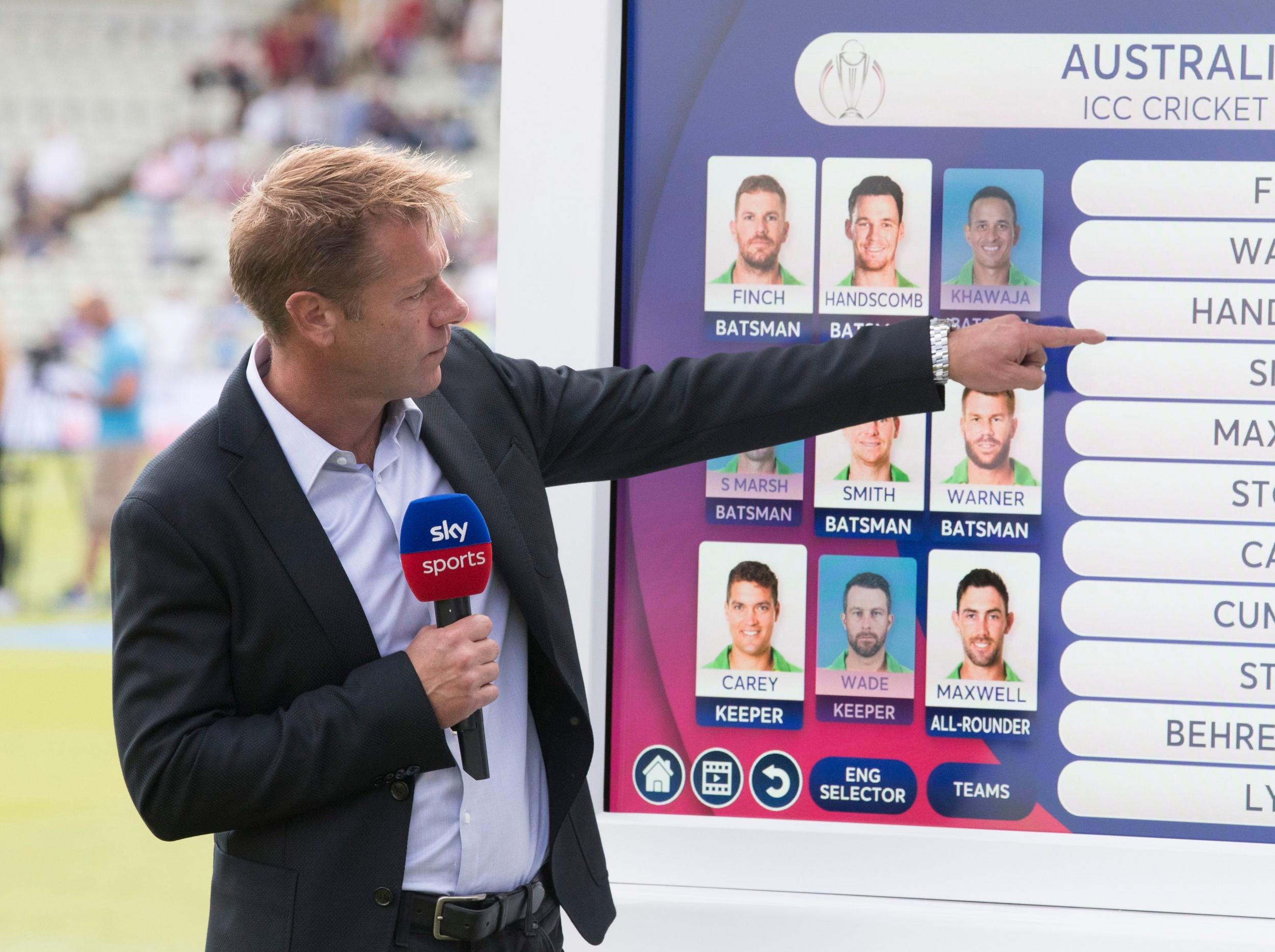 Ian Ward in action during last summer's Cricket World Cup