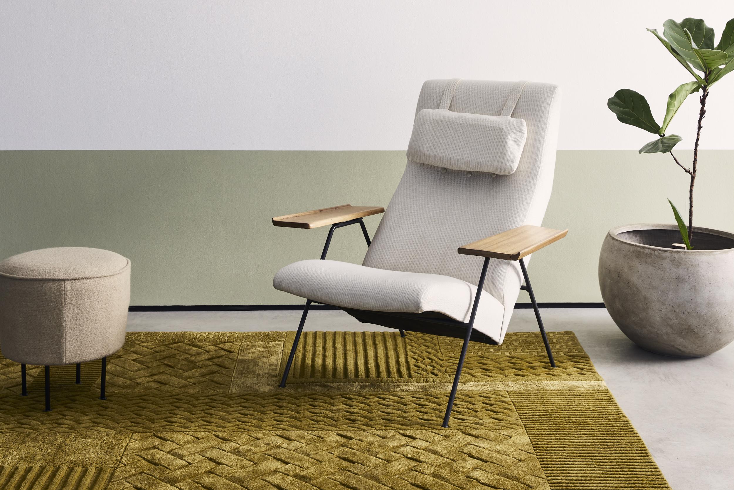 18.01 x Floor_Story carve citrine hand-knotted rug, from £2,950 (Floor_story)