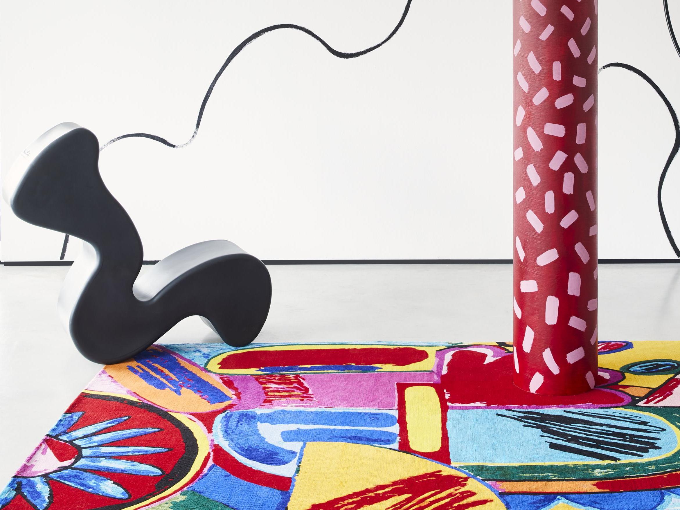 John Booth X Floor_Story Technique hand knotted rug, £3500