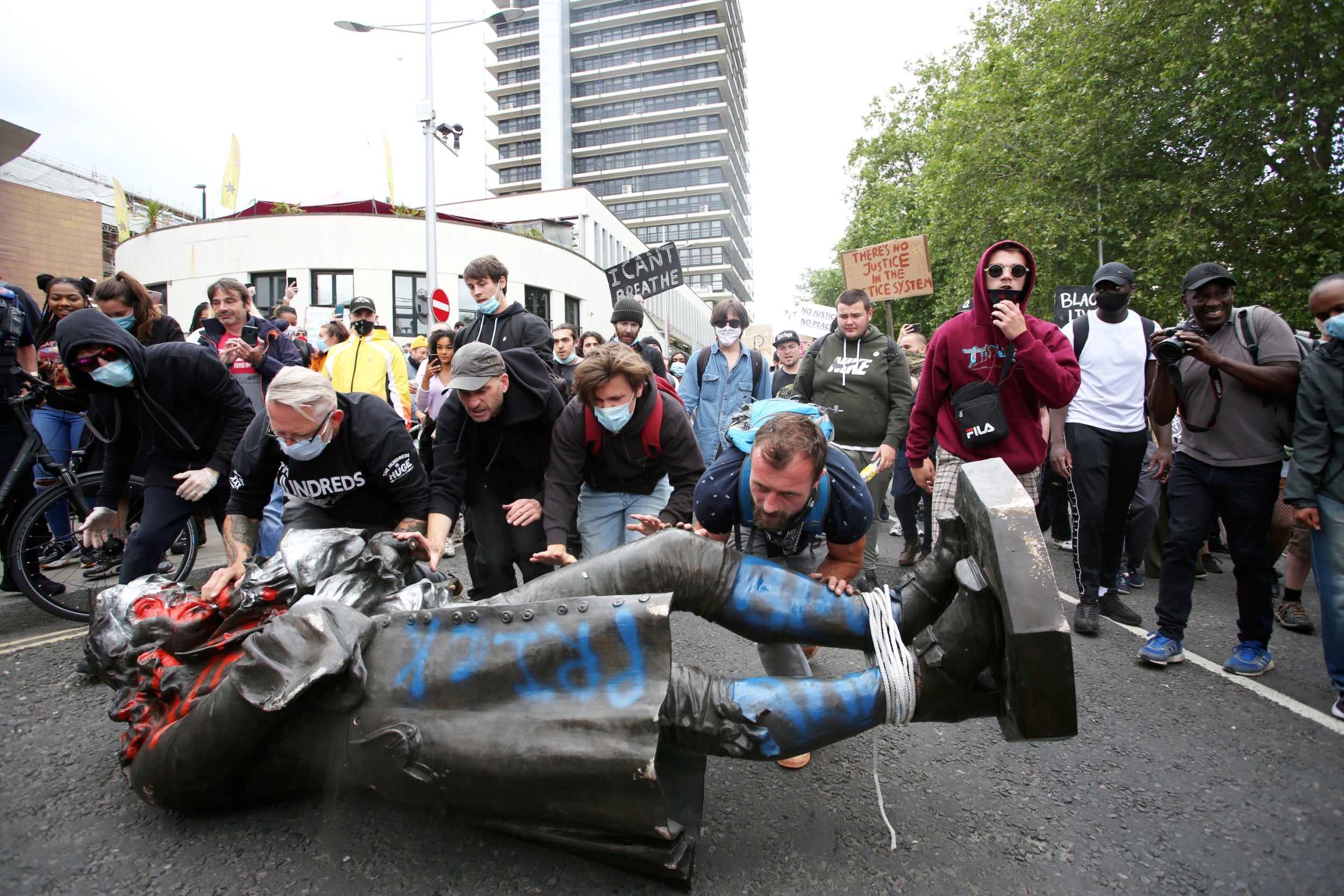 Xahra Saleem helped organise the march in Bristol in June 2020