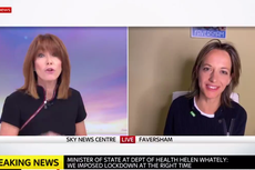 Health minister has testy exchange with Kay Burley and appears to blame scientists for care home crisis