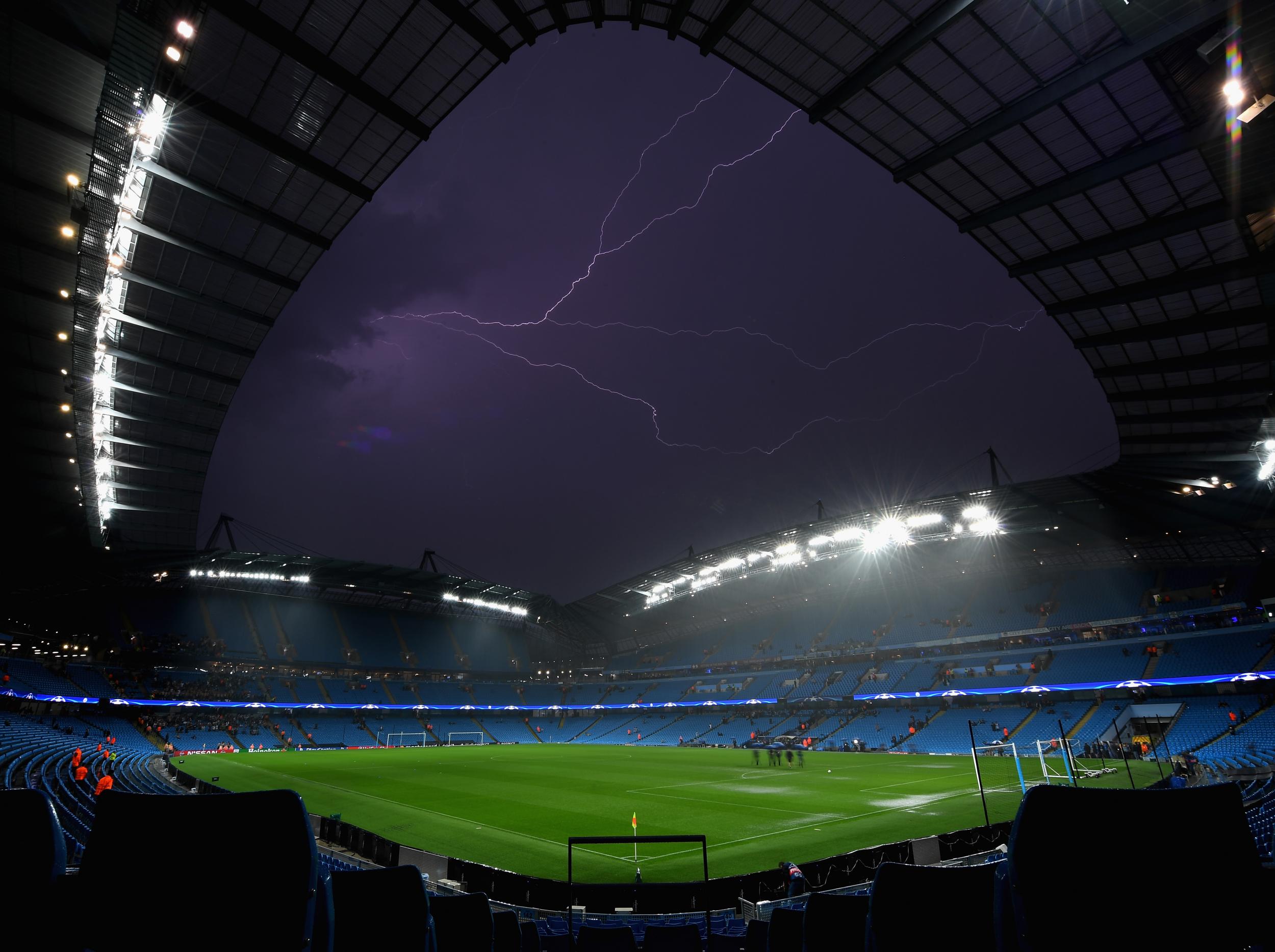 The Etihad Stadium in Manchester