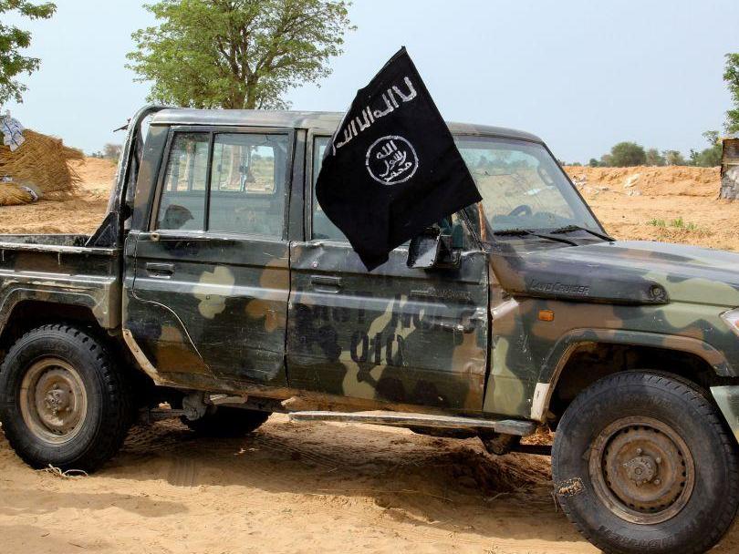 Boko Haram militants have killed thousands in Nigeria (Pictured: Vehicle allegedly belonging to Boko Haram near the town of Baga)