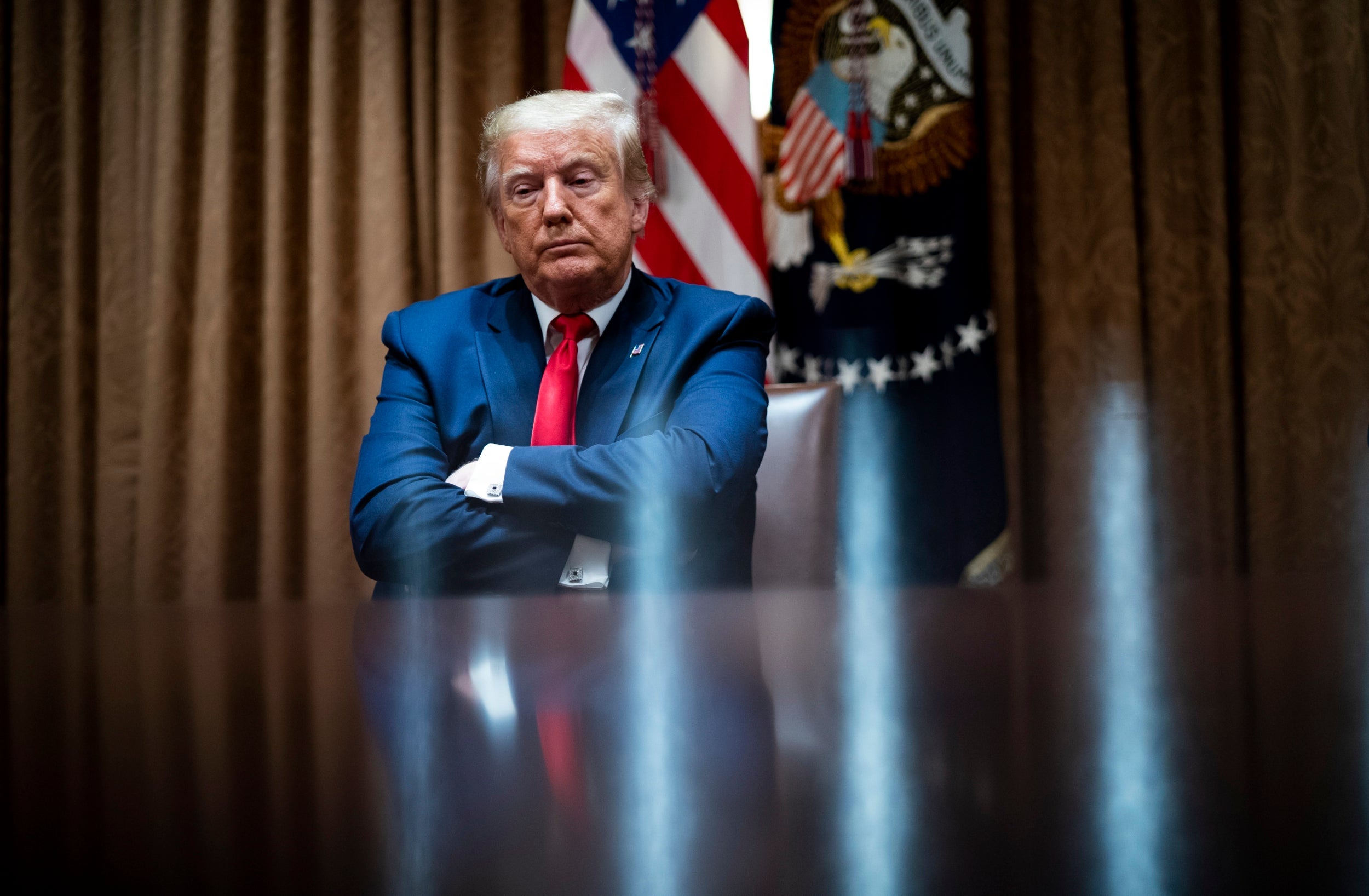 Trump silent as consultant accuses TV hosts of killing more than KKK