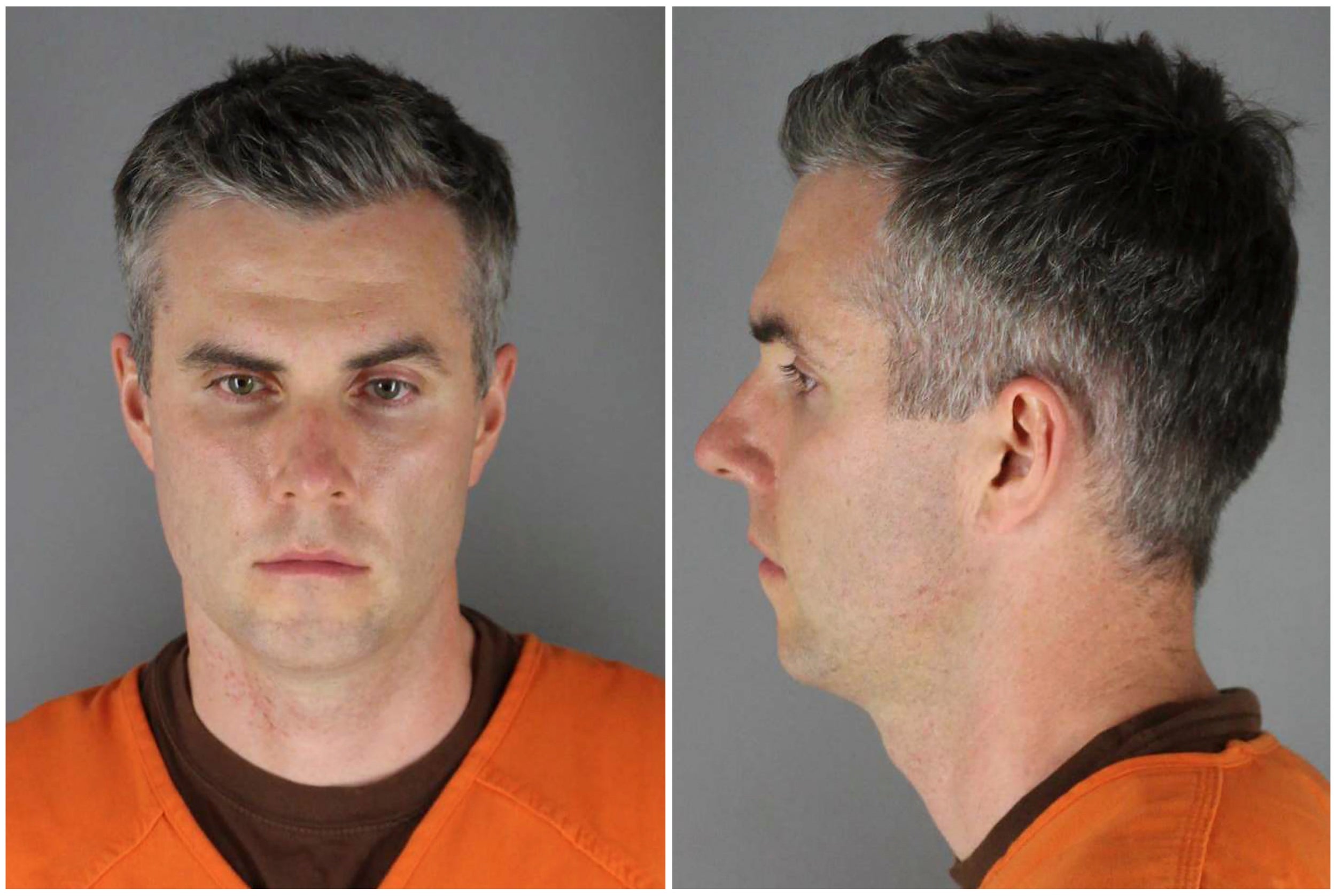 Police mugshot of former Minneapolis officer Thomas Lane following his arrest over the killing of George Floyd