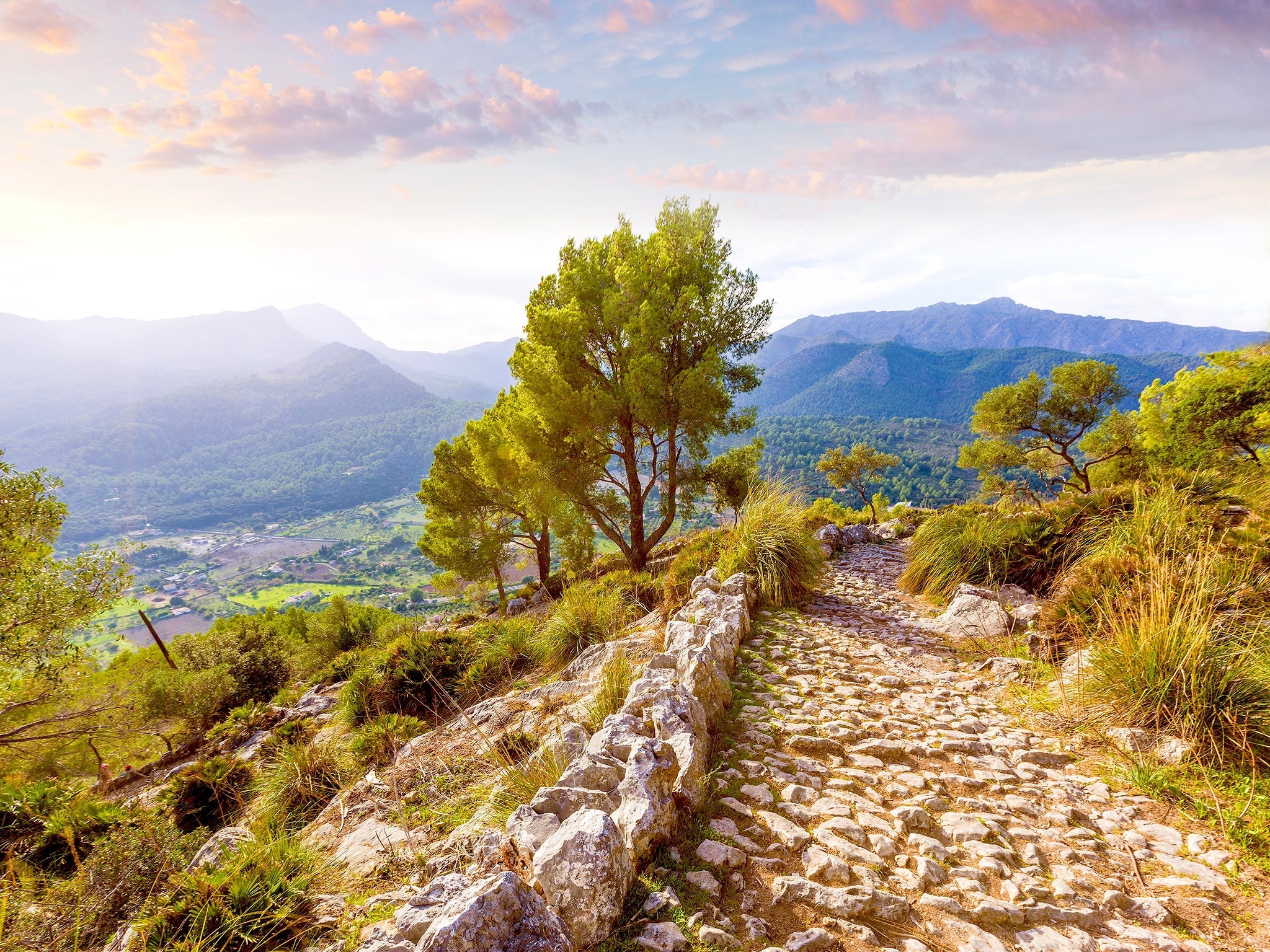 Towards Puig de Maria, Pollenca, north Mallorca