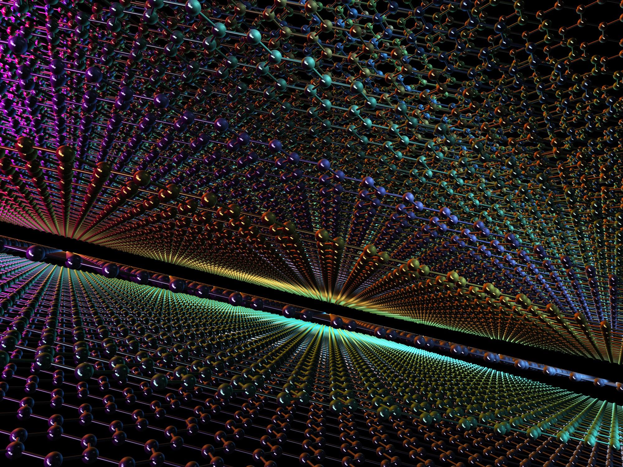 'Twistronics' involves layering and twisting two-dimensional materials like graphene.