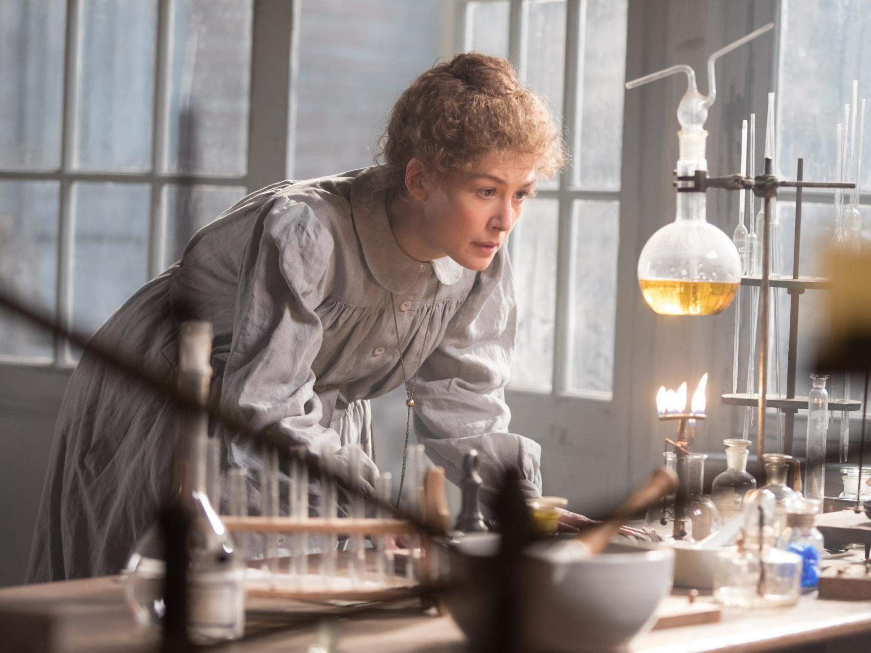 Titan: Pike as Marie Curie in ‘Radioactive’