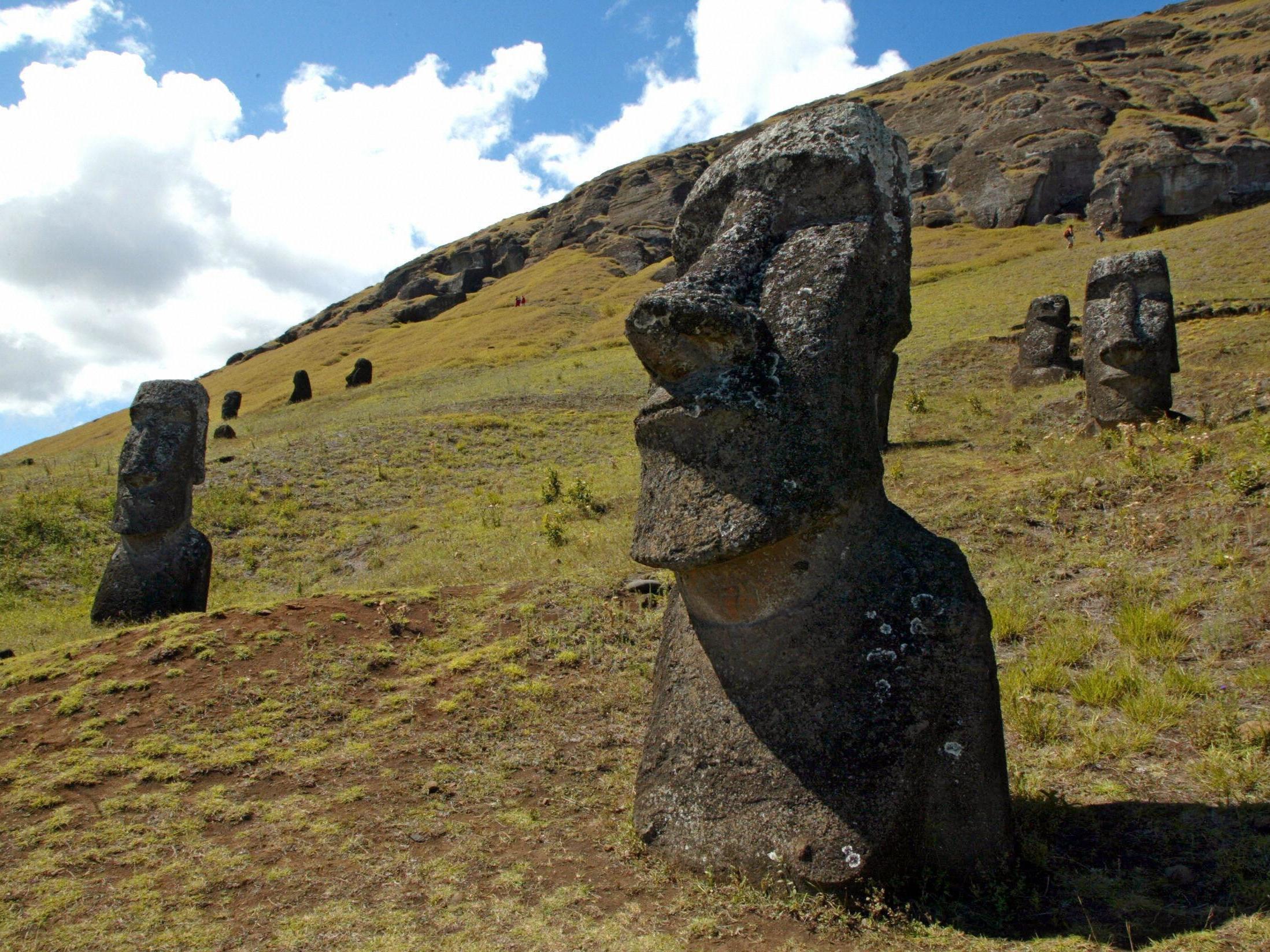 Rapa Nui’s famous statues help to bring roughly 100,000 people a year to the island
