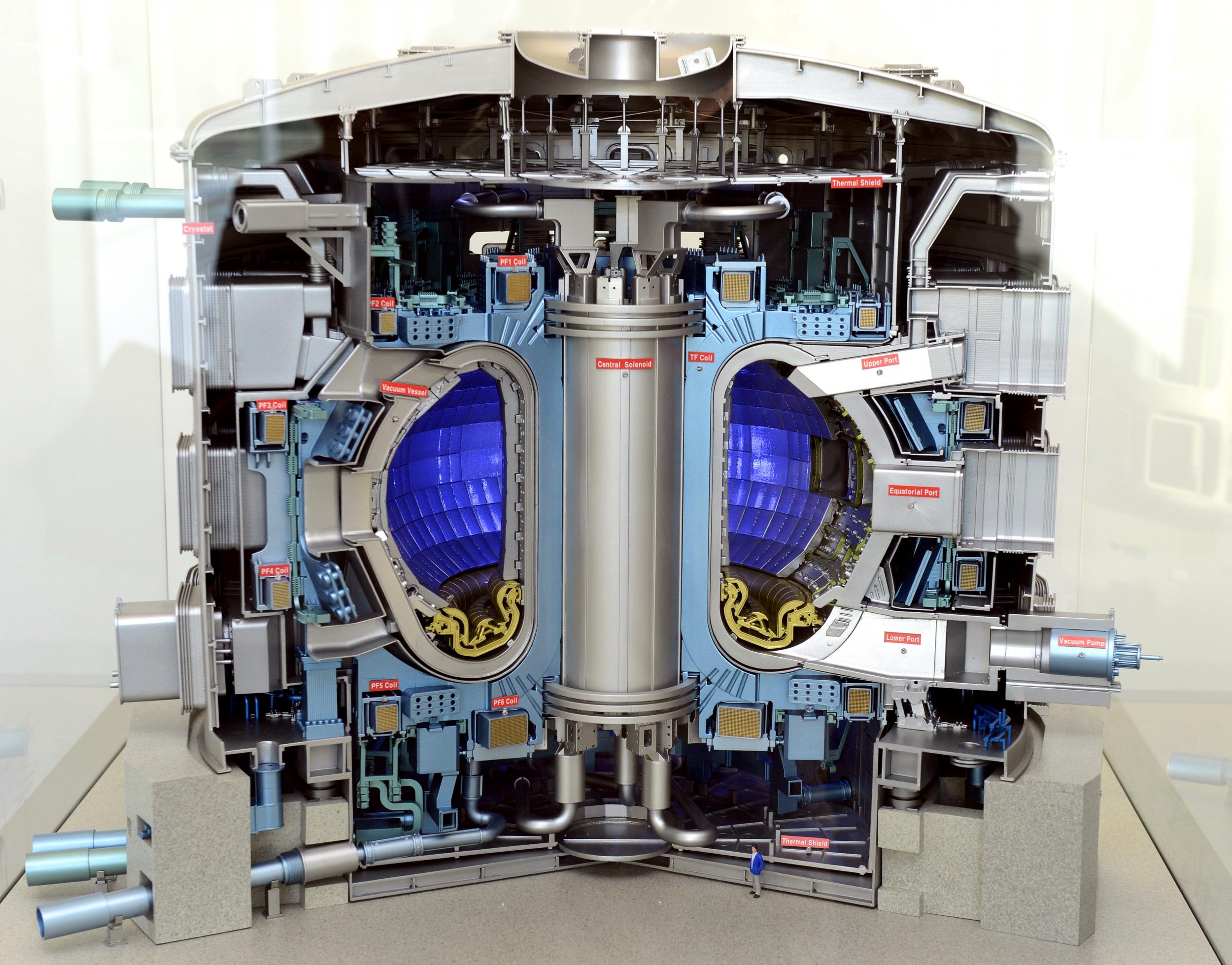 A model of the future International Thermonuclear Experimental Reactor (Iter) in France