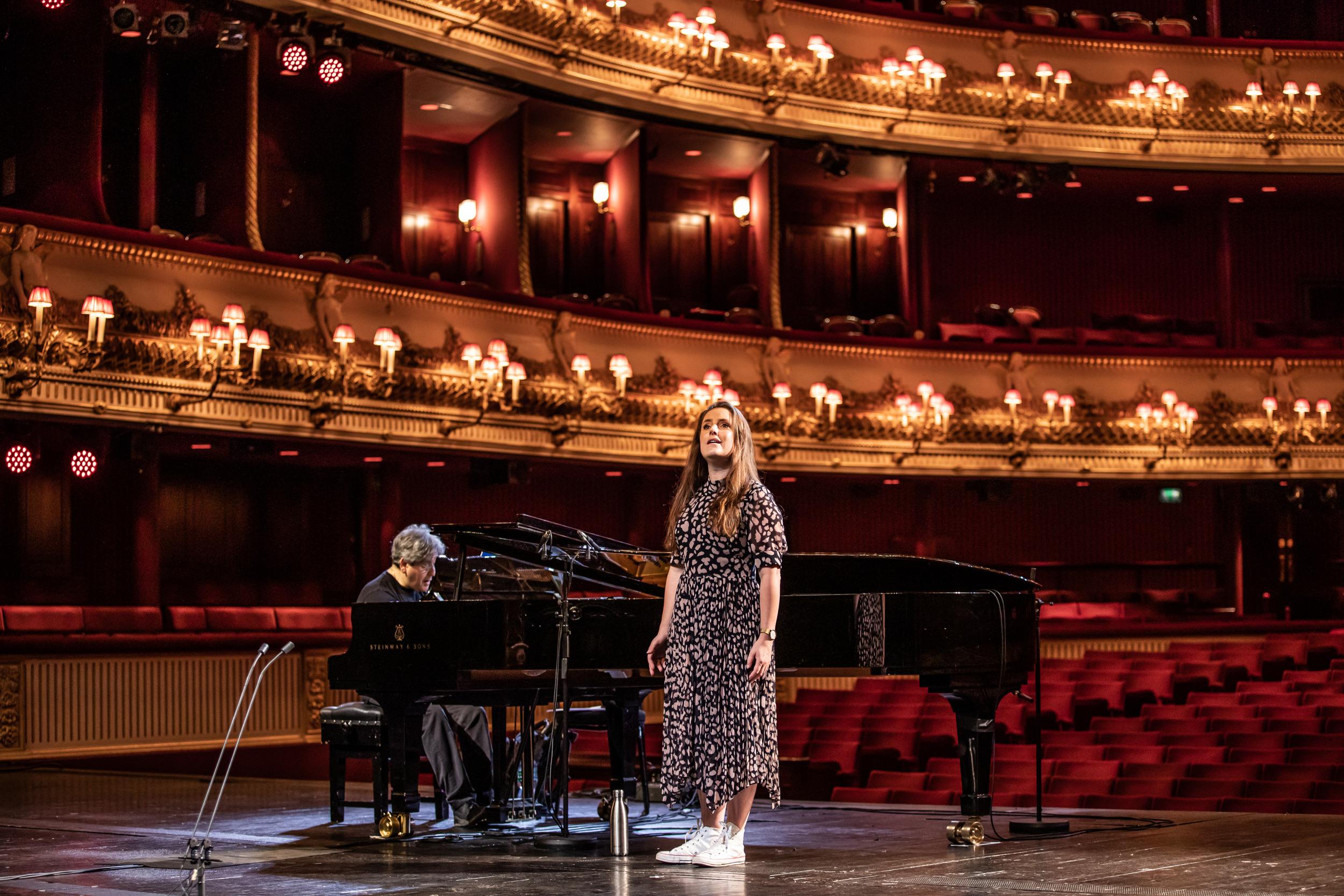 Antonio Pappano and Louise Alder performing live from the Royal Opera House