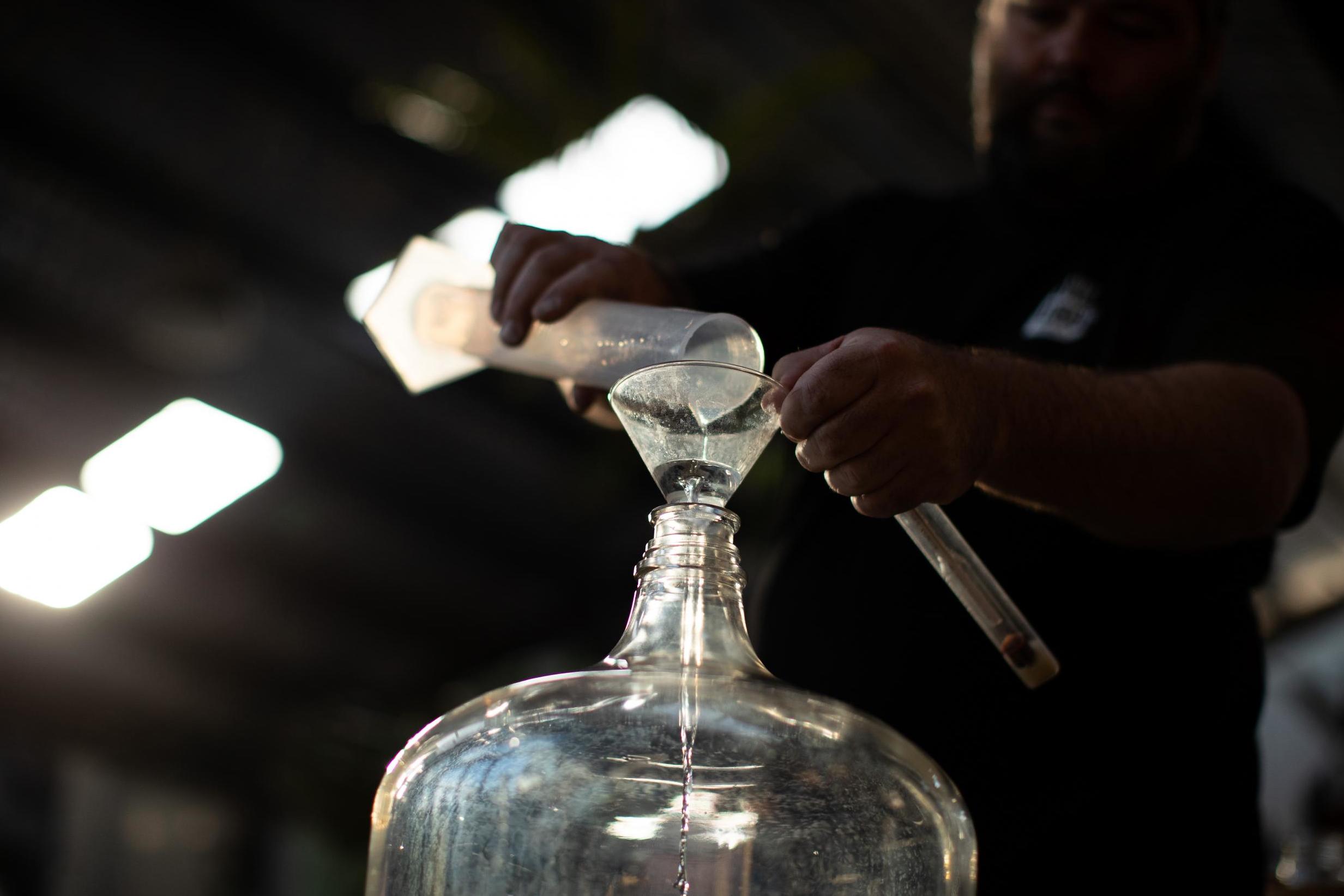 The company has now bottled around 37,000 gallons of hand sanitiser