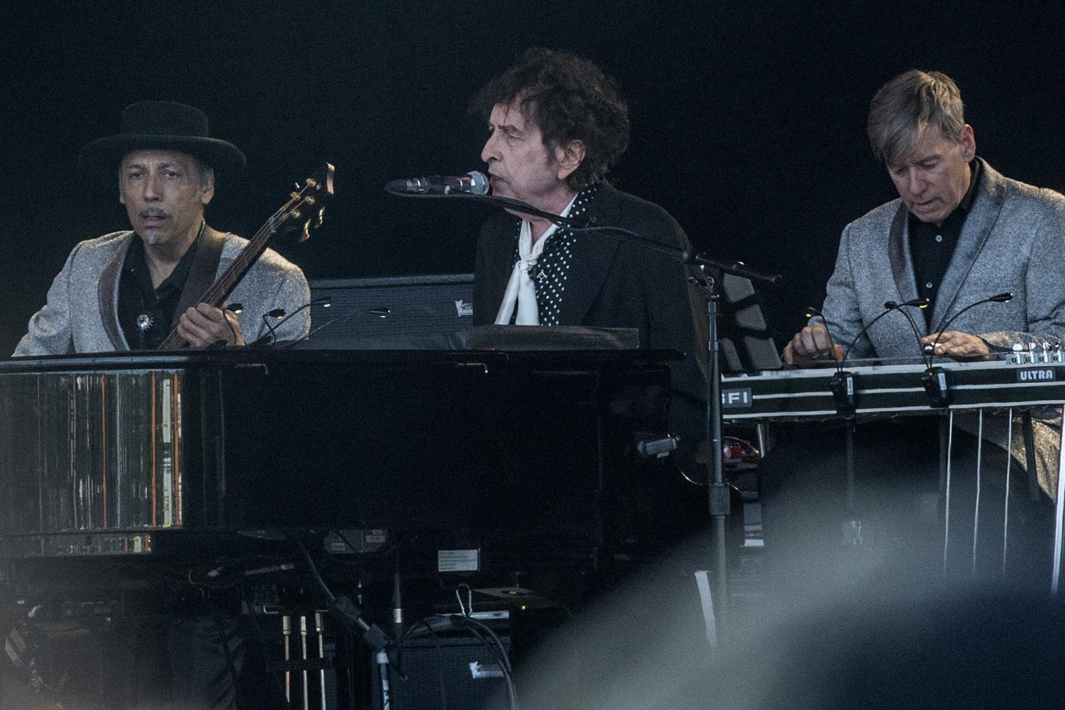 Dylan performing at Roskilde Festival, Denmark on 3 July 2019 (AFP/Getty)