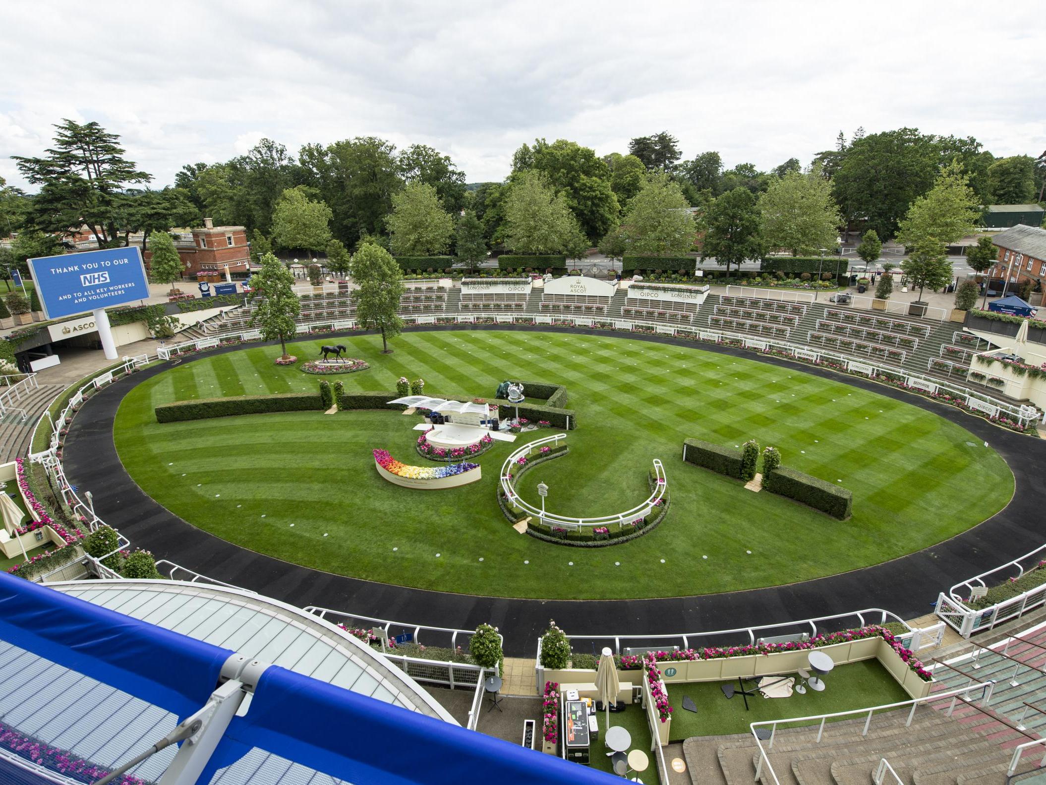 Ascot undergoes final preparations ahead of its first behind closed doors meeting