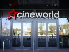 Cineworld reopening delayed by more than two weeks despite lockdown easing