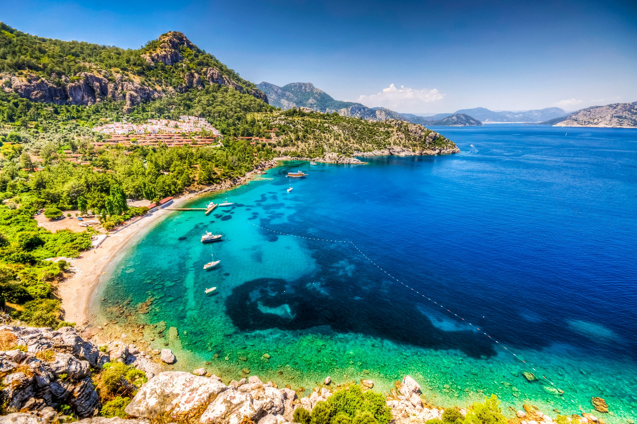 Turunc Bay in Marmaris, Turkey