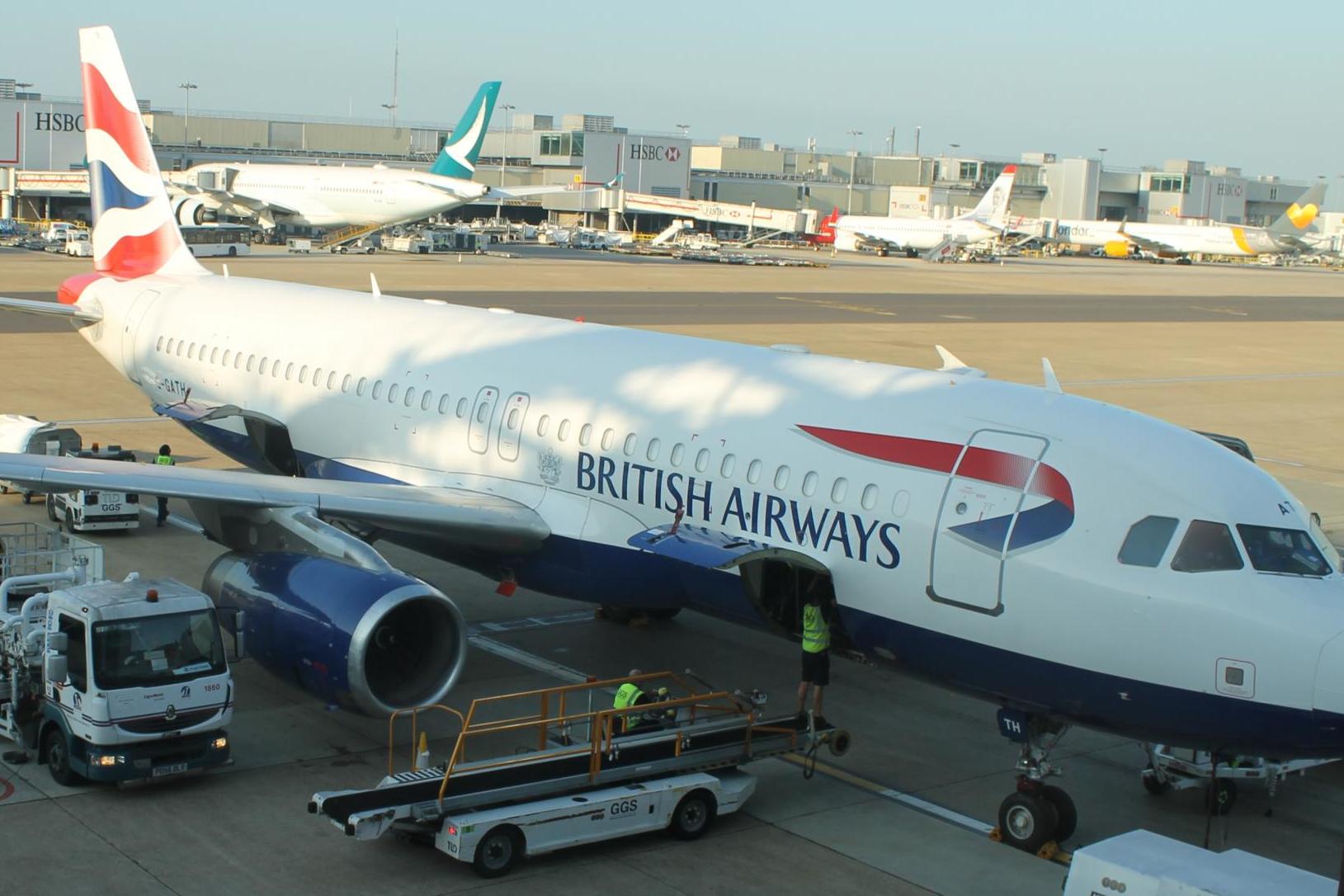 Moving out? A British Airways Airbus A320 at Gatwick airport