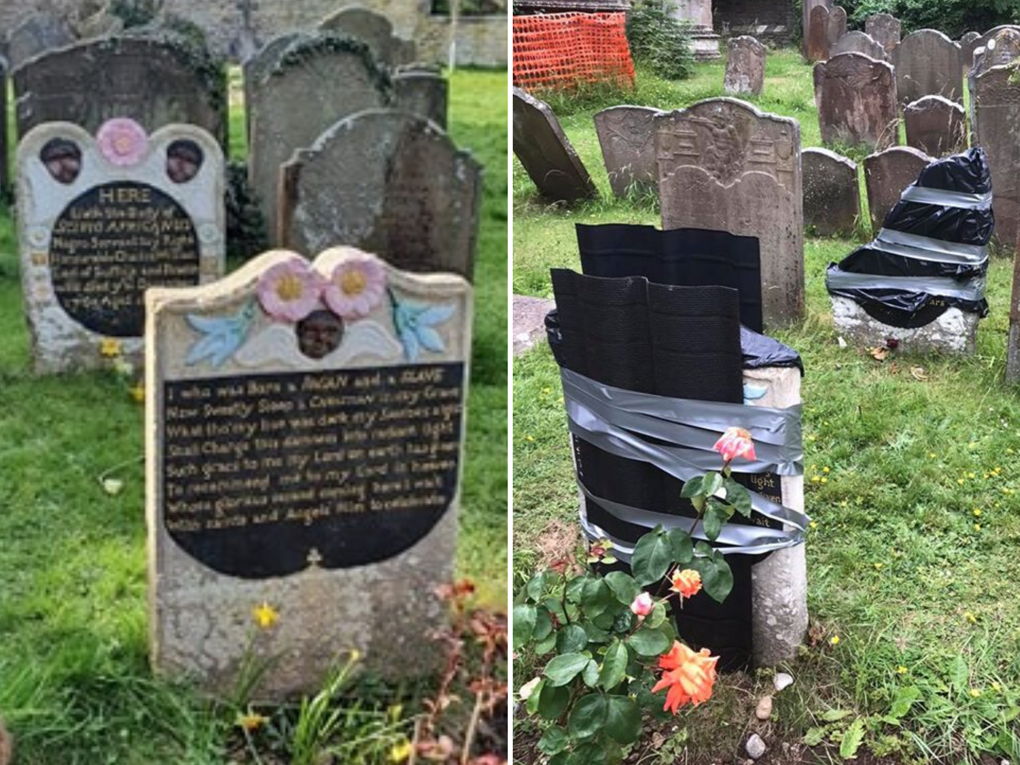 Two headstones marking the grave of Scipio Africanus have been damaged 300 years after his death