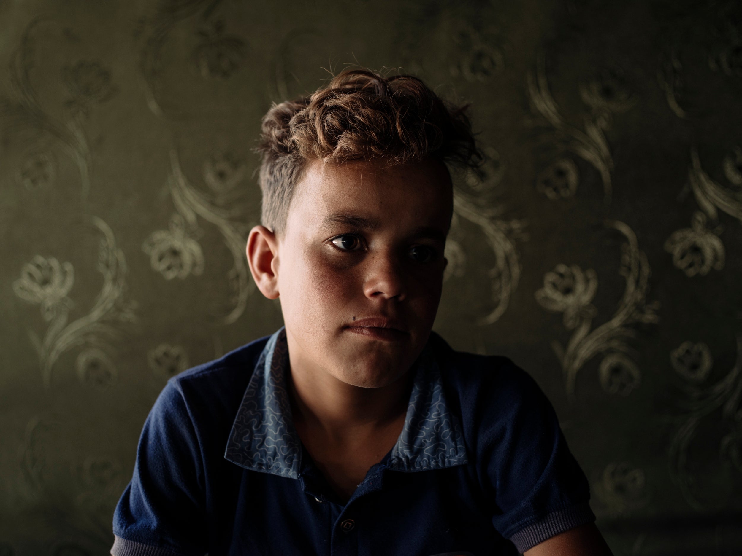 Lebanon: Afat, 12, left his home in Syria six years ago, forced out by the civil war which has displaced 13.2 million people