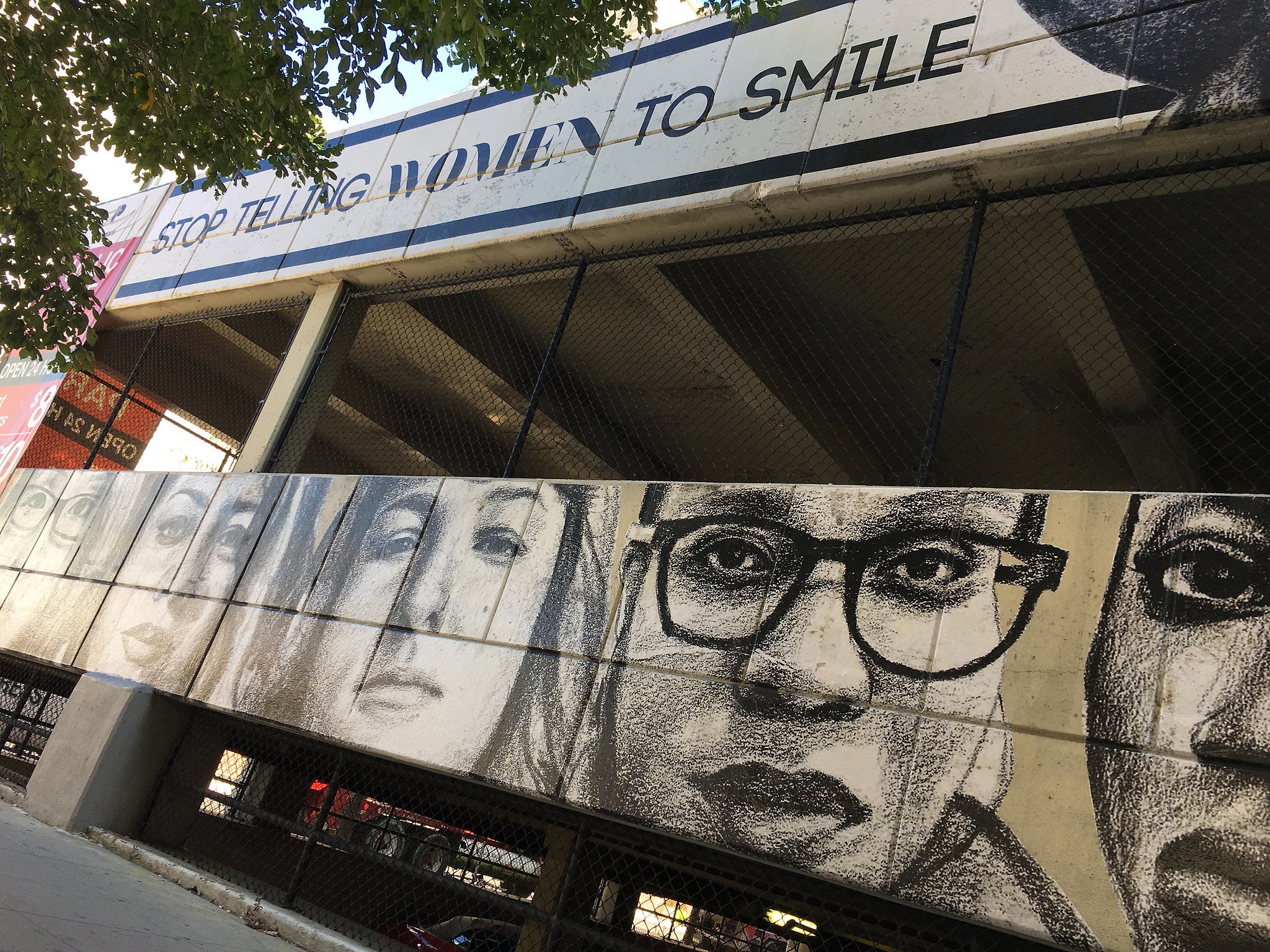 ‘Stop Telling Women to Smile’ by Tatyana Fazlalizadeh, mural in Chicago, Illinois