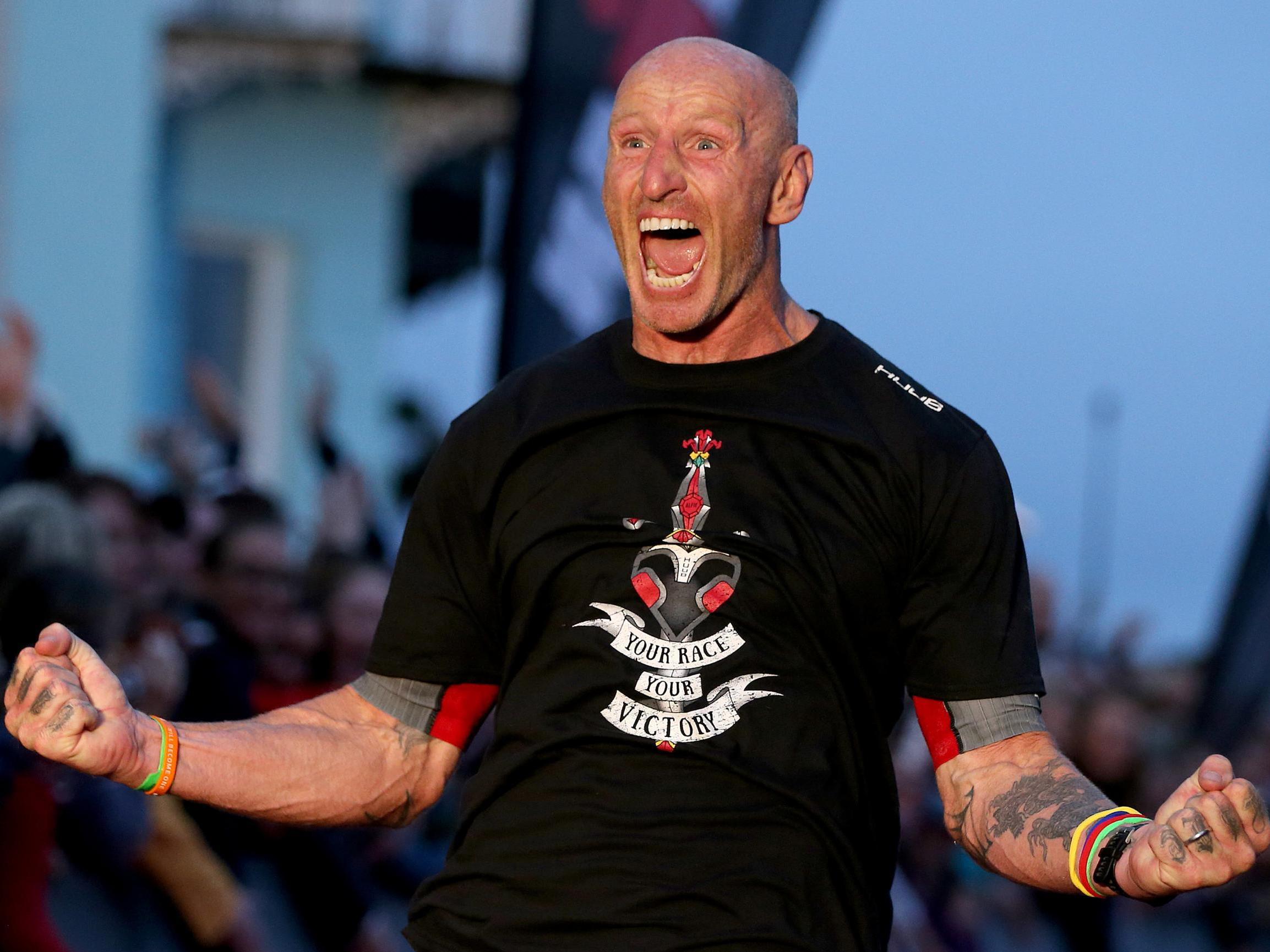 Gareth Thomas did his first Ironman a day after revealing he has HIV