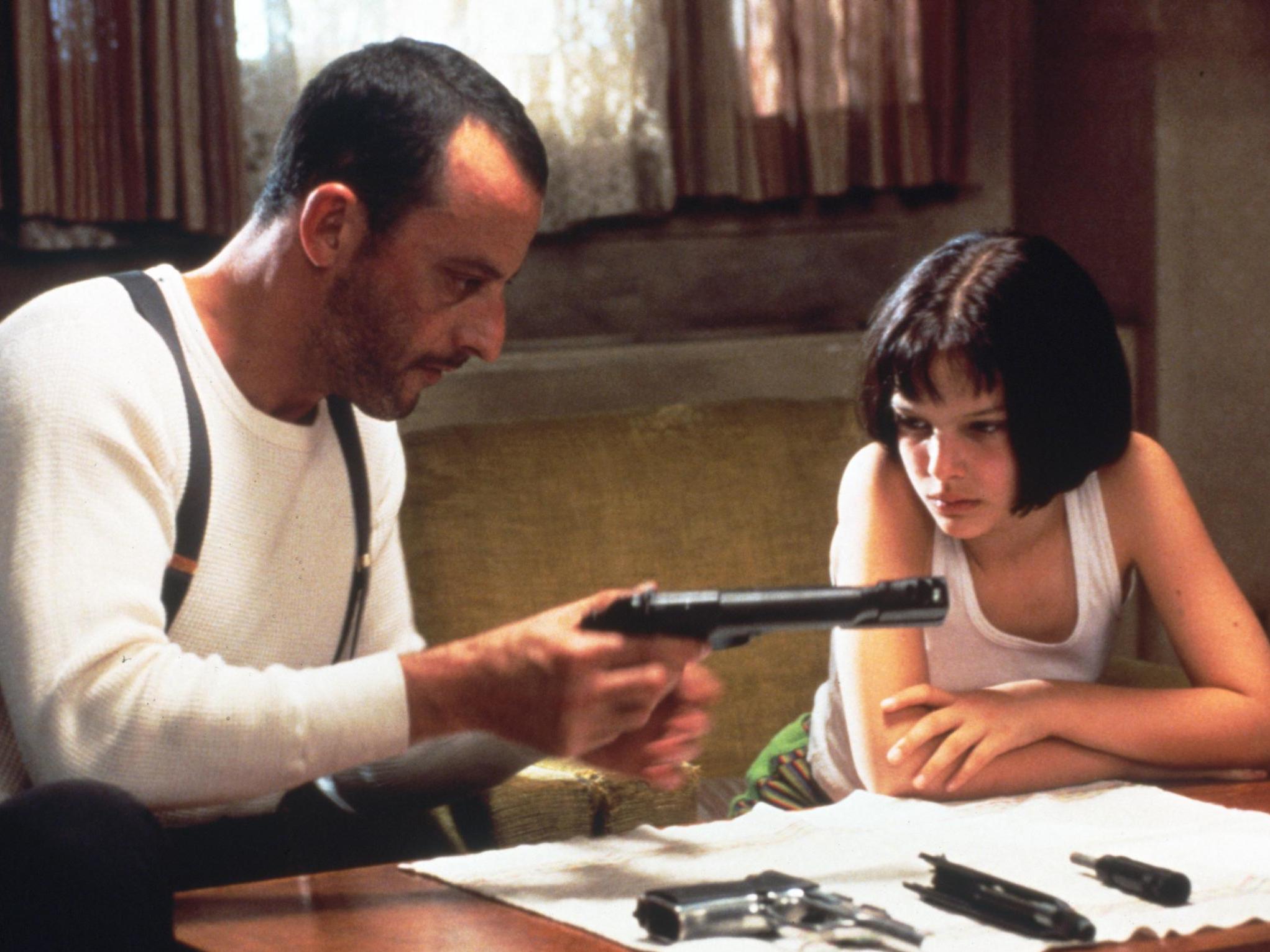 Reno alongside a 12-year old Natalie Portman in 'Leon'