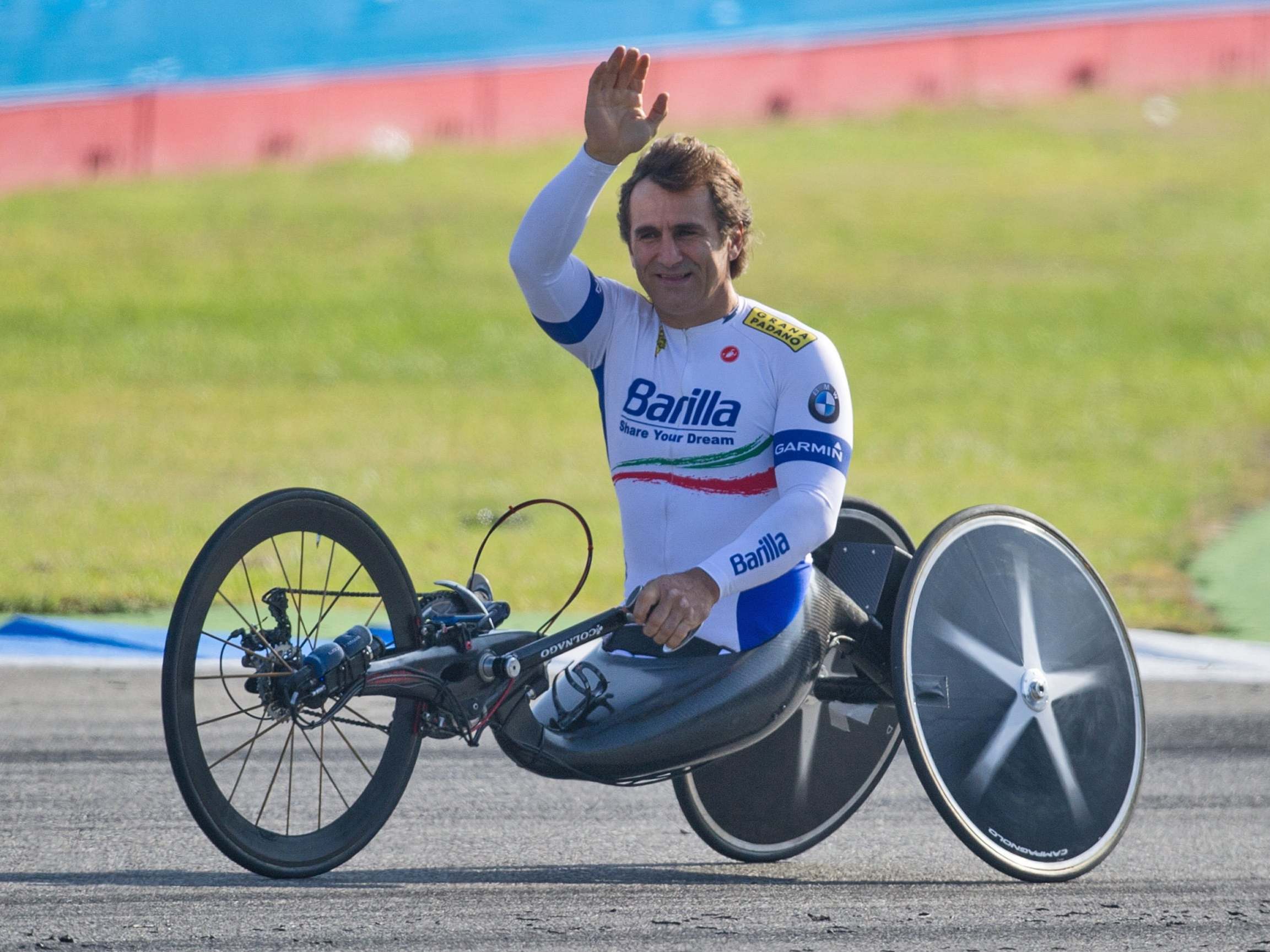 Alex Zanardi remains in a 'serious but stable condition' after being involved in a road collision