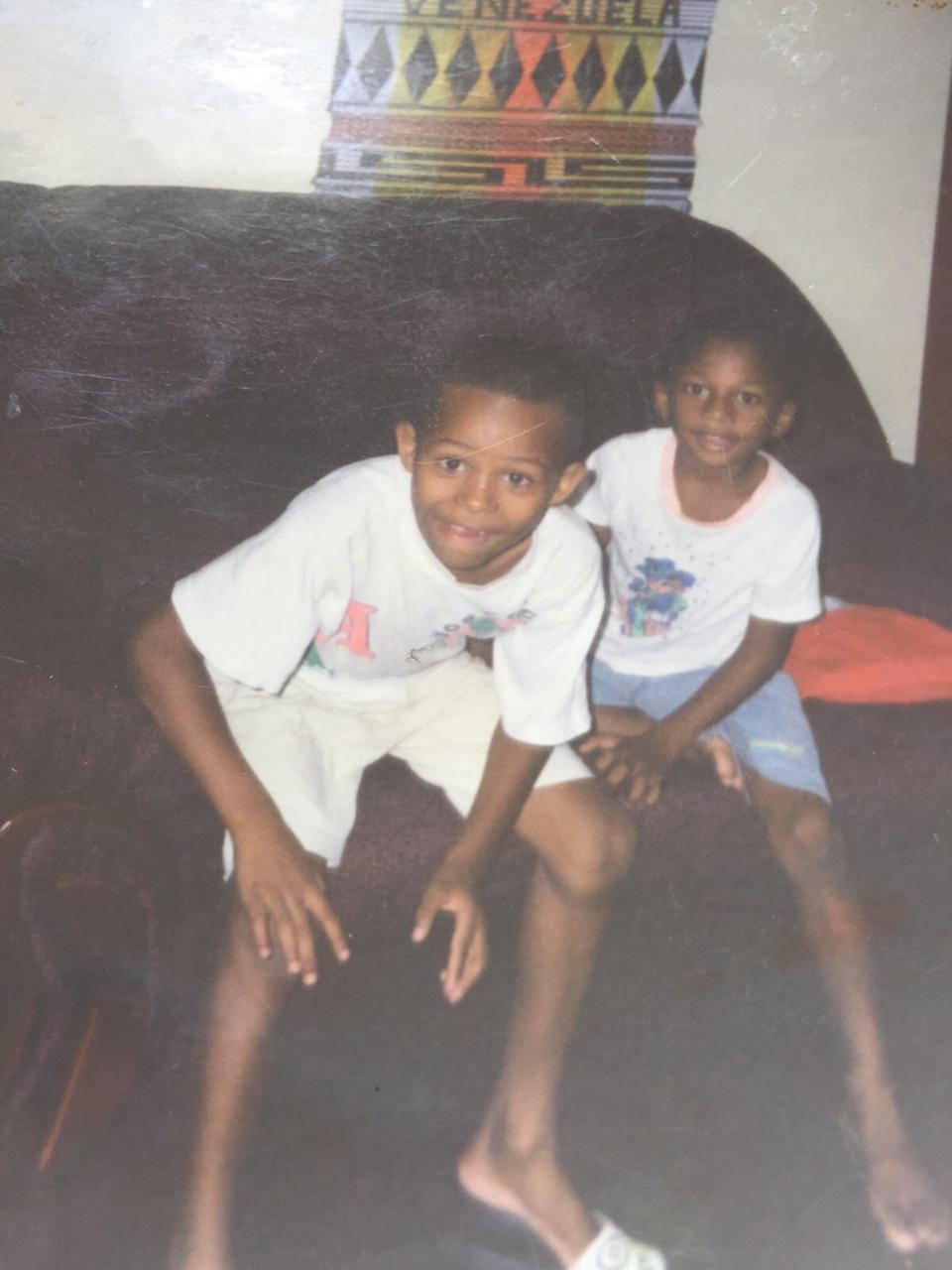 Fred during his childhood back in Belo Horizonte