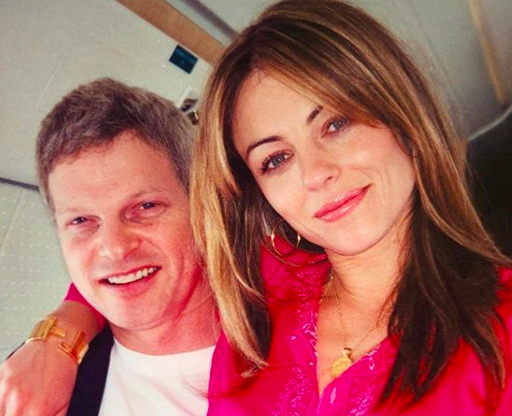 Elizabeth Hurley shared numerous photos with her ex, the film producer, Steve Bing, following his death