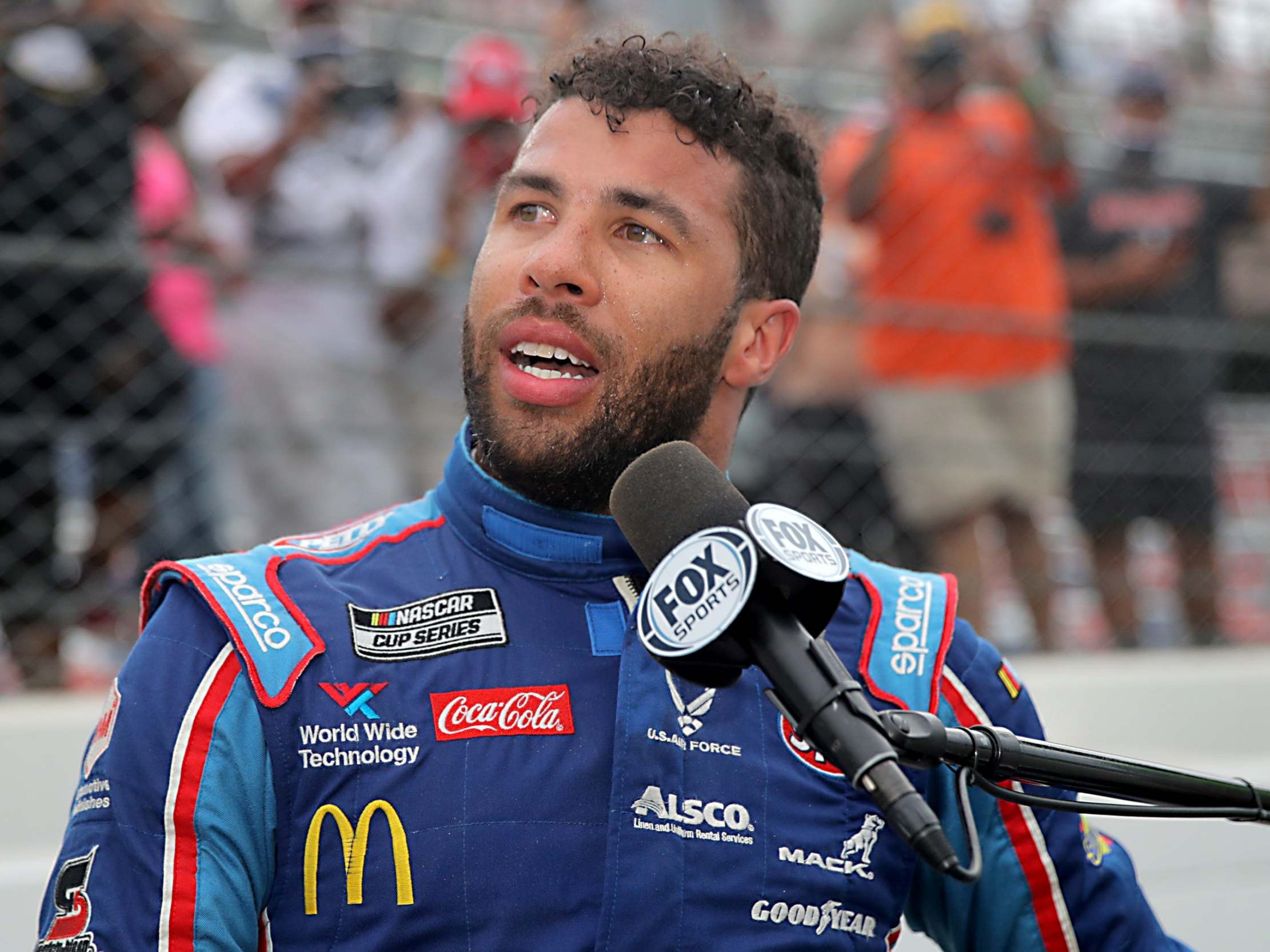 NASCAR driver Bubba Wallace (Getty)