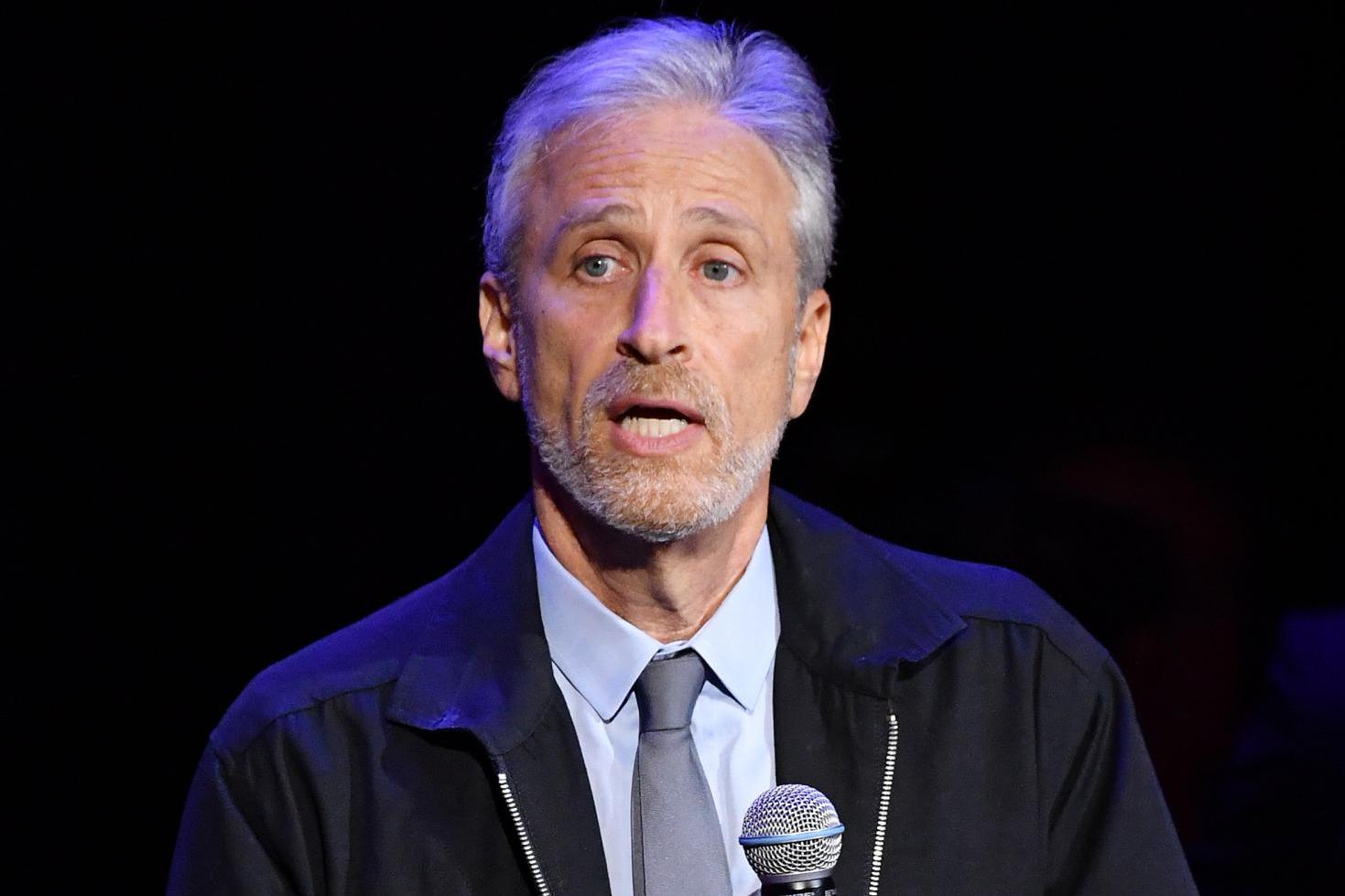 Jon Stewart on 4 November 2019 in New York City.