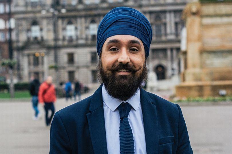 Charandeep Singh runs a food bank for the vulnerable in Scotland