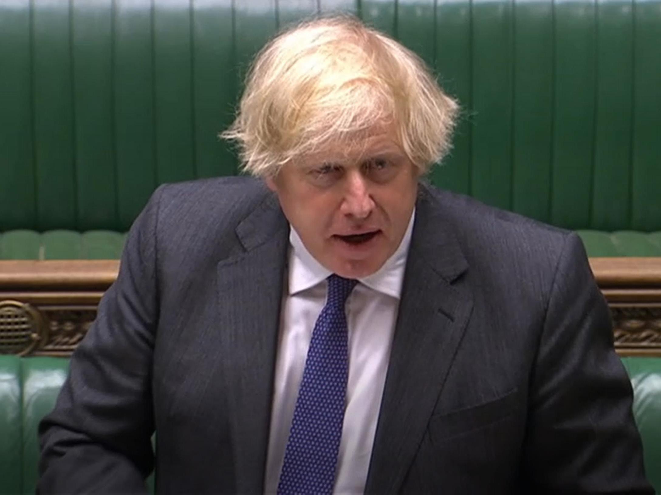 Boris Johnson told MPs that ‘cluster-busting’ would nip Covid outbreaks in the bud