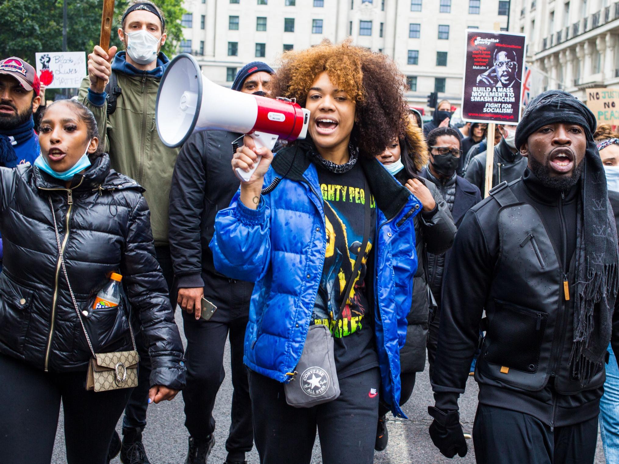 Loud and clear: protesters make their voices heard at a Black Lives Matter demonstration in London