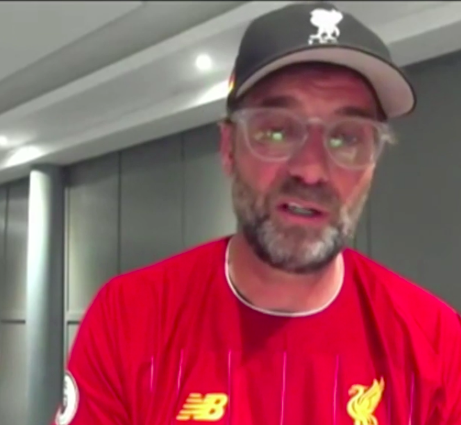 Liverpool manager Jurgen Klopp after his side’s title triumph