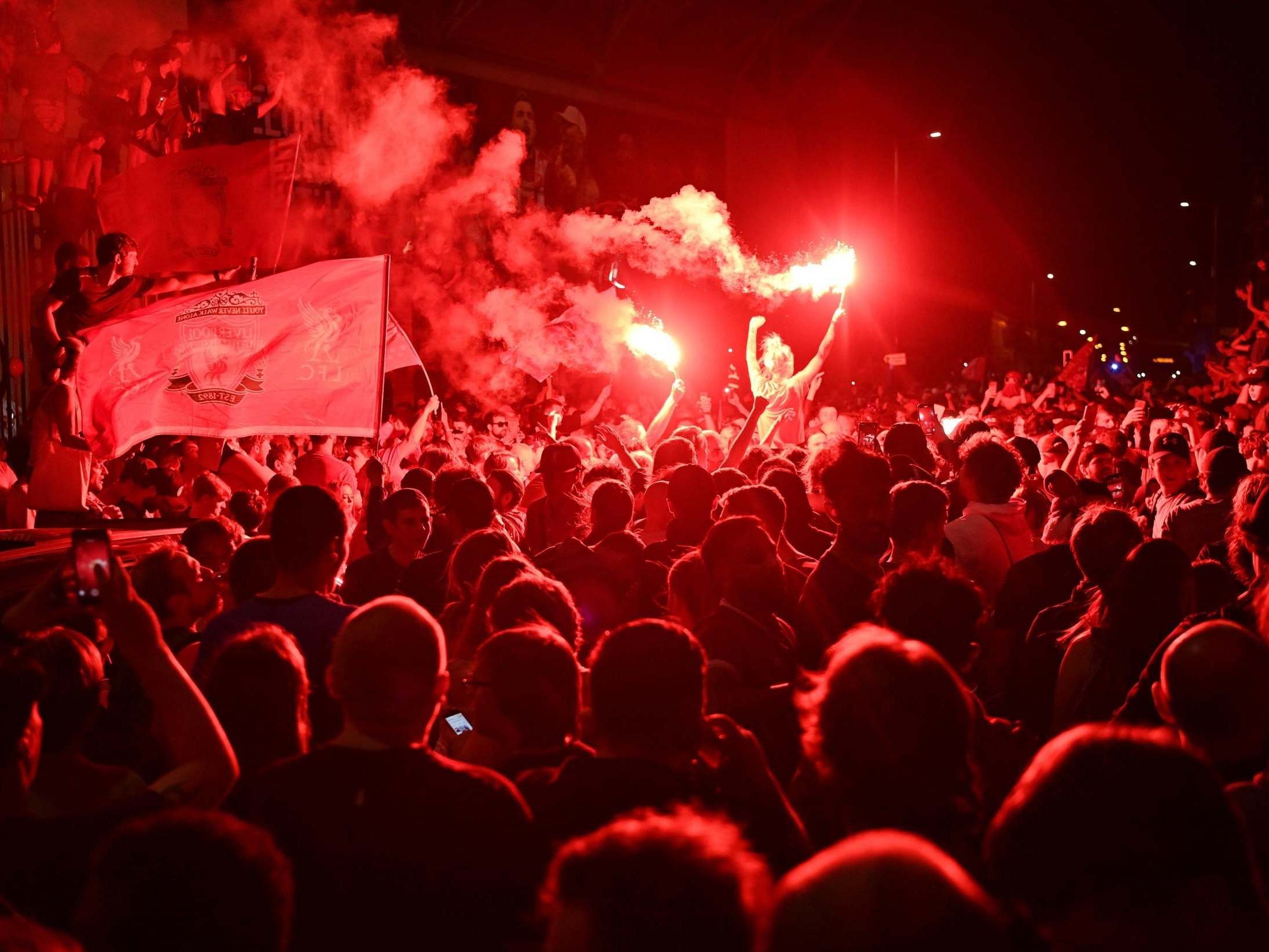 Liverpool fans have been condemned by Merseyside Police for travelling to Anfield