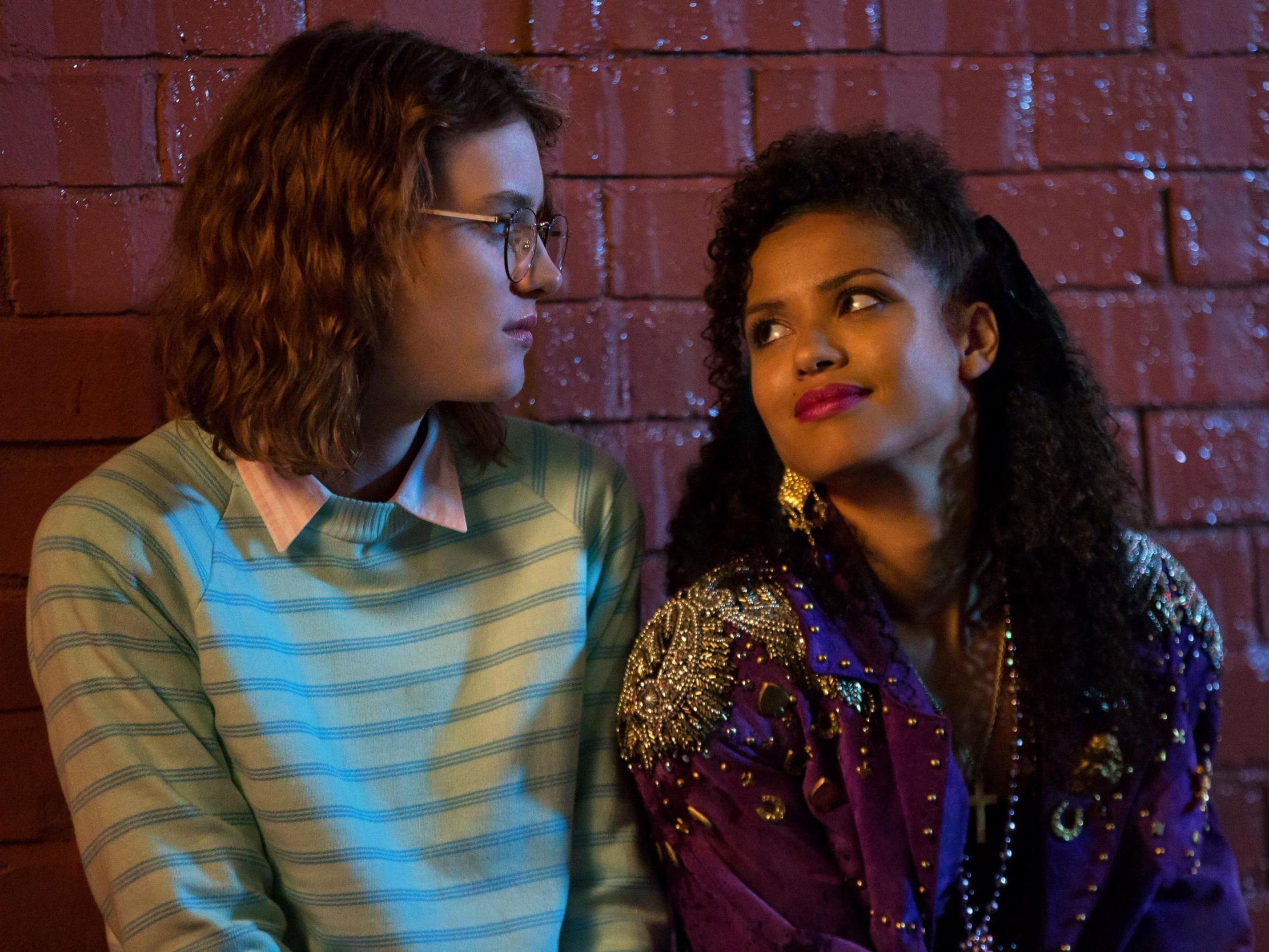 Acclaimed: Davis and Gugu Mbatha-Raw in ‘San Junipero’