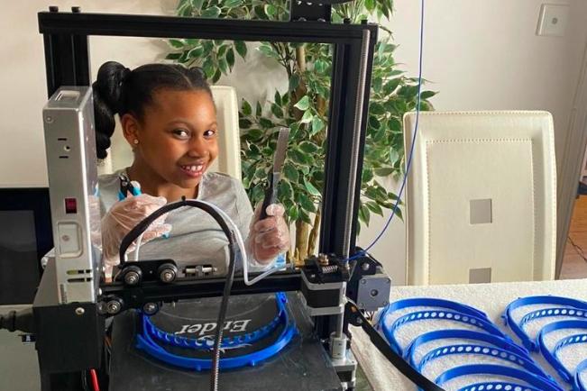 In early April, this determined eight-year-old from east London used her own pocket money to buy some materials and borrowed her grandmother’s 3D printer to make some personal protective visors. Each one took more than 90 minutes to make, but she soon had 10 ready to donate to her local hospital, inscribed with the message “you are all doing a great service: Love Nahla-Rose, age eight”. After setting up a GoFundMe to buy more materials, Nahla-Rose has since made and donated more than 600 visors to more than 10 hospitals, GP surgeries, and care homes – including the maternity unit she was born in.