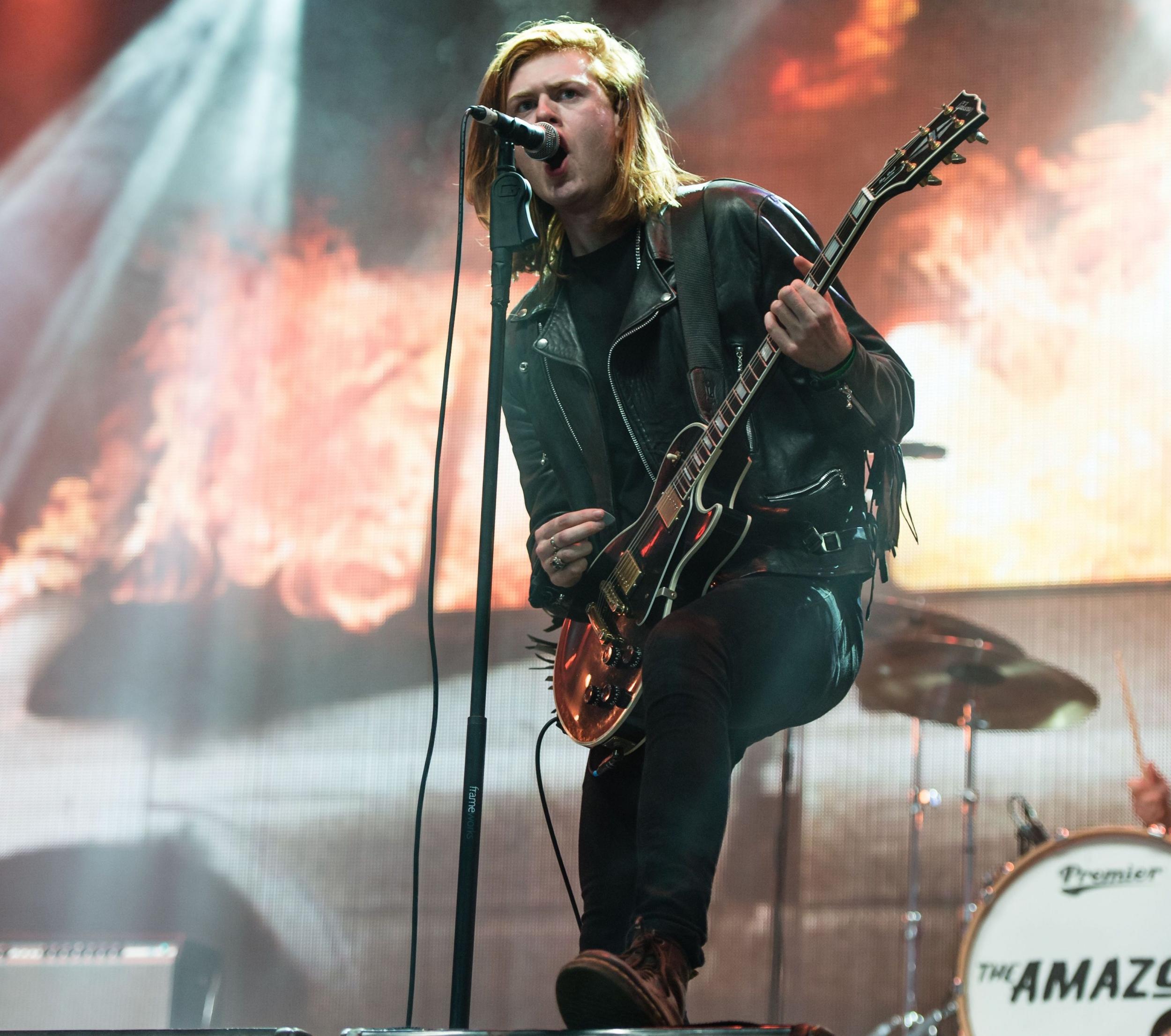 Matt Thomson of The Amazons during last year’s set