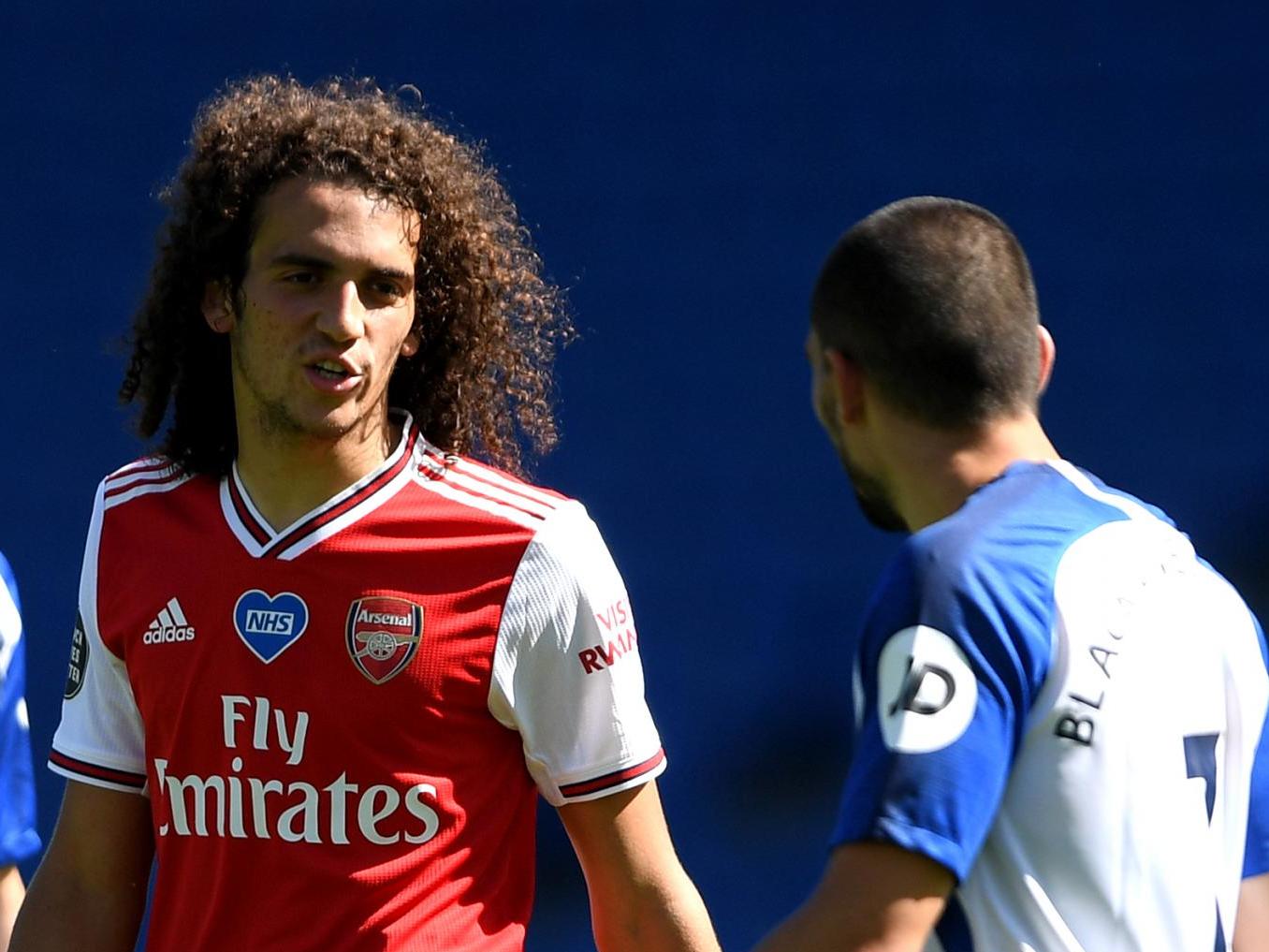 Guendouzi and Maupay exchange words