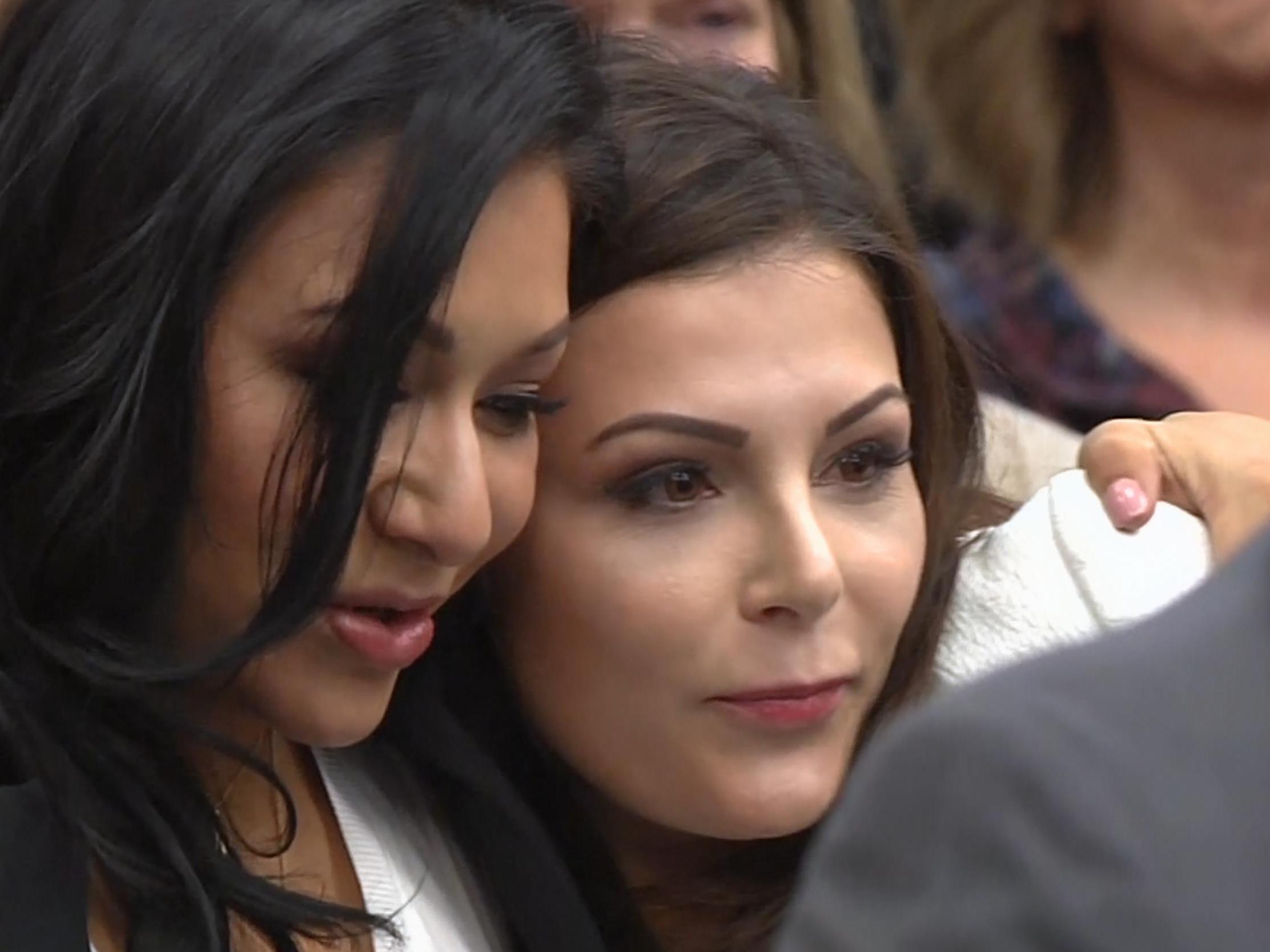 2000 Olympian Gymnastic team member Jamie Dantzscher attends Larry Nassar's trial. (Netflix )