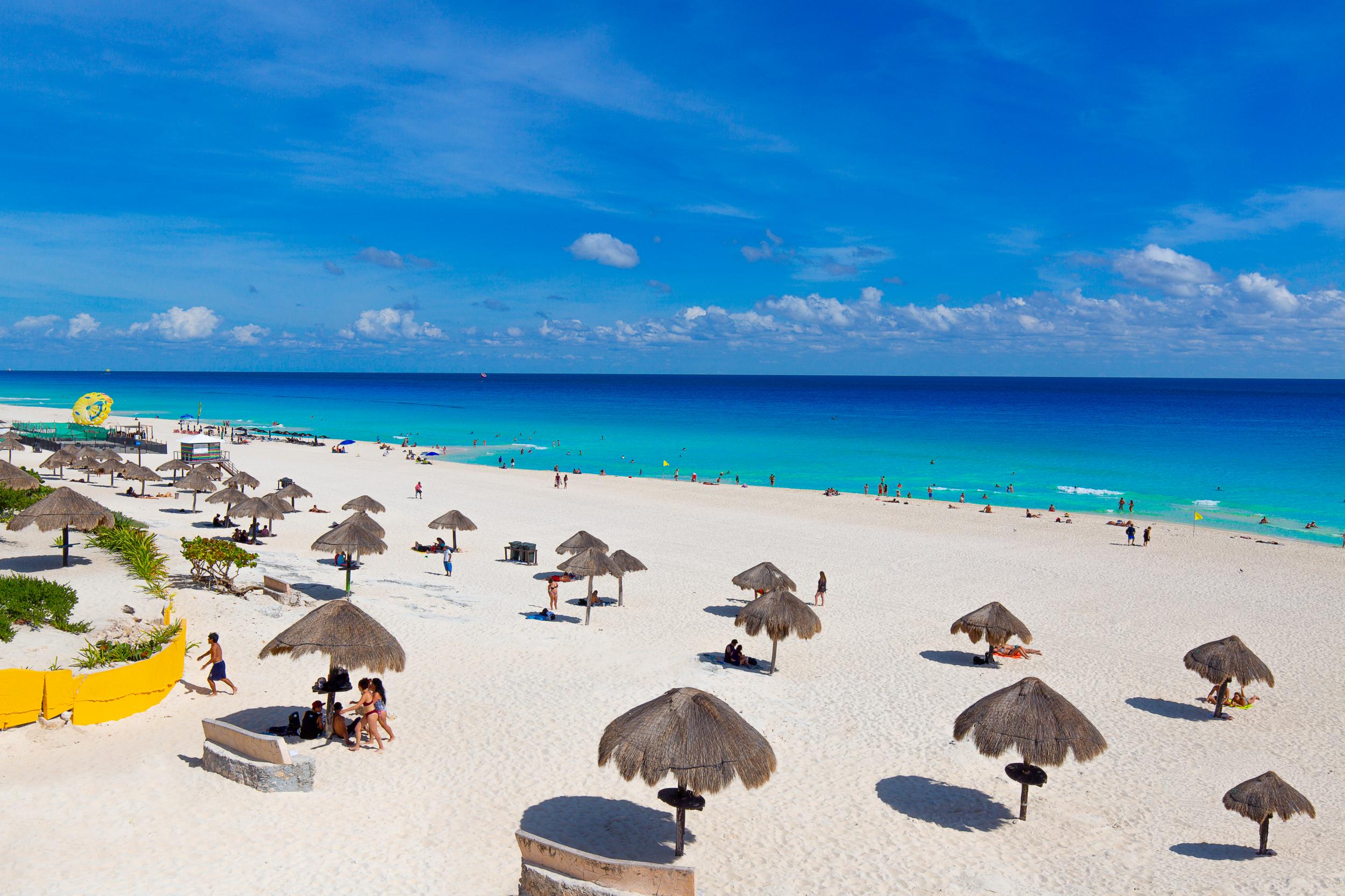 No Britons are going to Dolphin Beach in Cancun any time soon