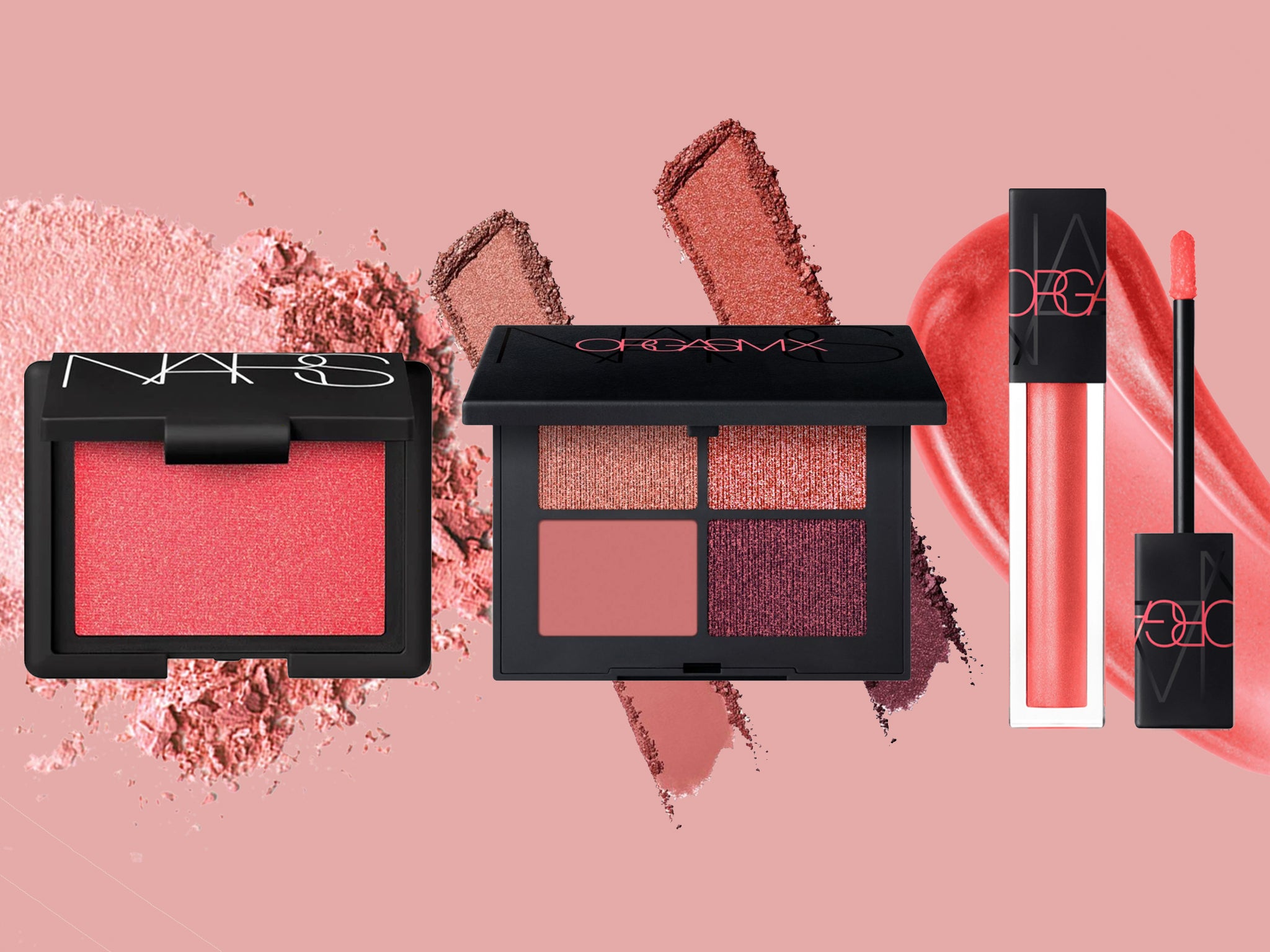 The latest collection is inspired by Nars' new orgasm x shade, a hot coral pink that screams summer