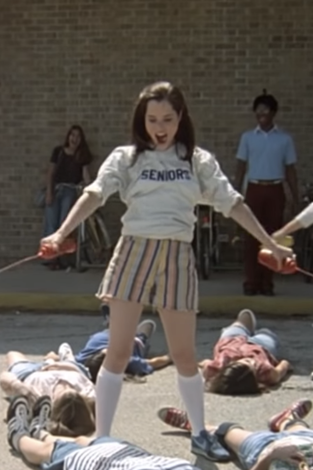 Monstrous cheerleader: Posey as Darla Marks in ‘Dazed and Confused’ (1993)